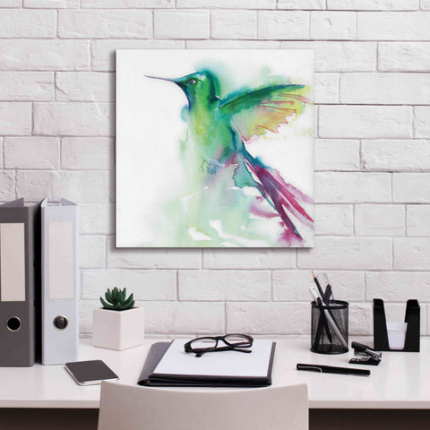 Image of 'Hummingbirds III' by Alan Majchrowicz, Giclee Canvas Wall Art,18x18