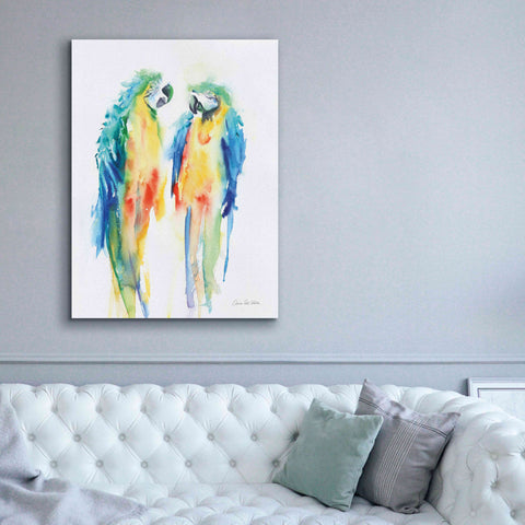 Image of 'Colorful Parrots I' by Alan Majchrowicz, Giclee Canvas Wall Art,40x54