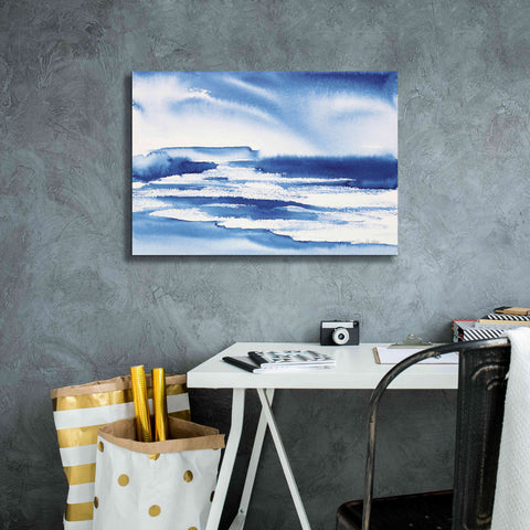 Image of 'Ocean Blue I' by Alan Majchrowicz, Giclee Canvas Wall Art,26x18