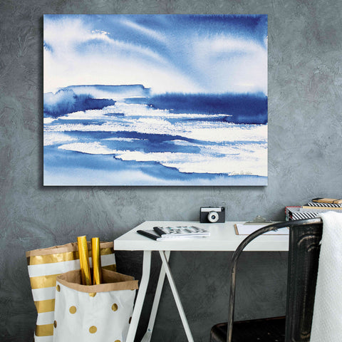 Image of 'Ocean Blue I' by Alan Majchrowicz, Giclee Canvas Wall Art,34x26