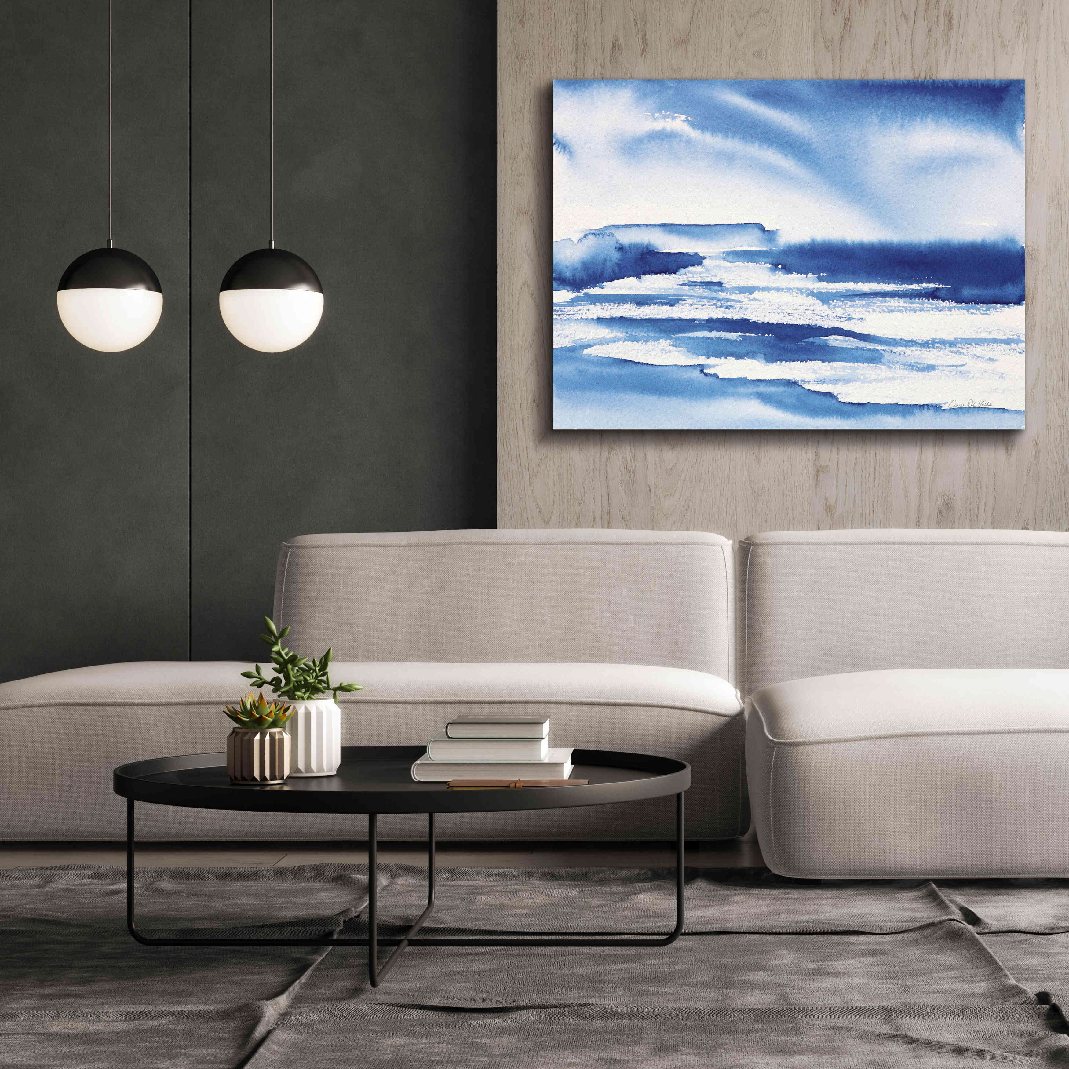 'Ocean Blue I' by Alan Majchrowicz, Giclee Canvas Wall Art,54x40