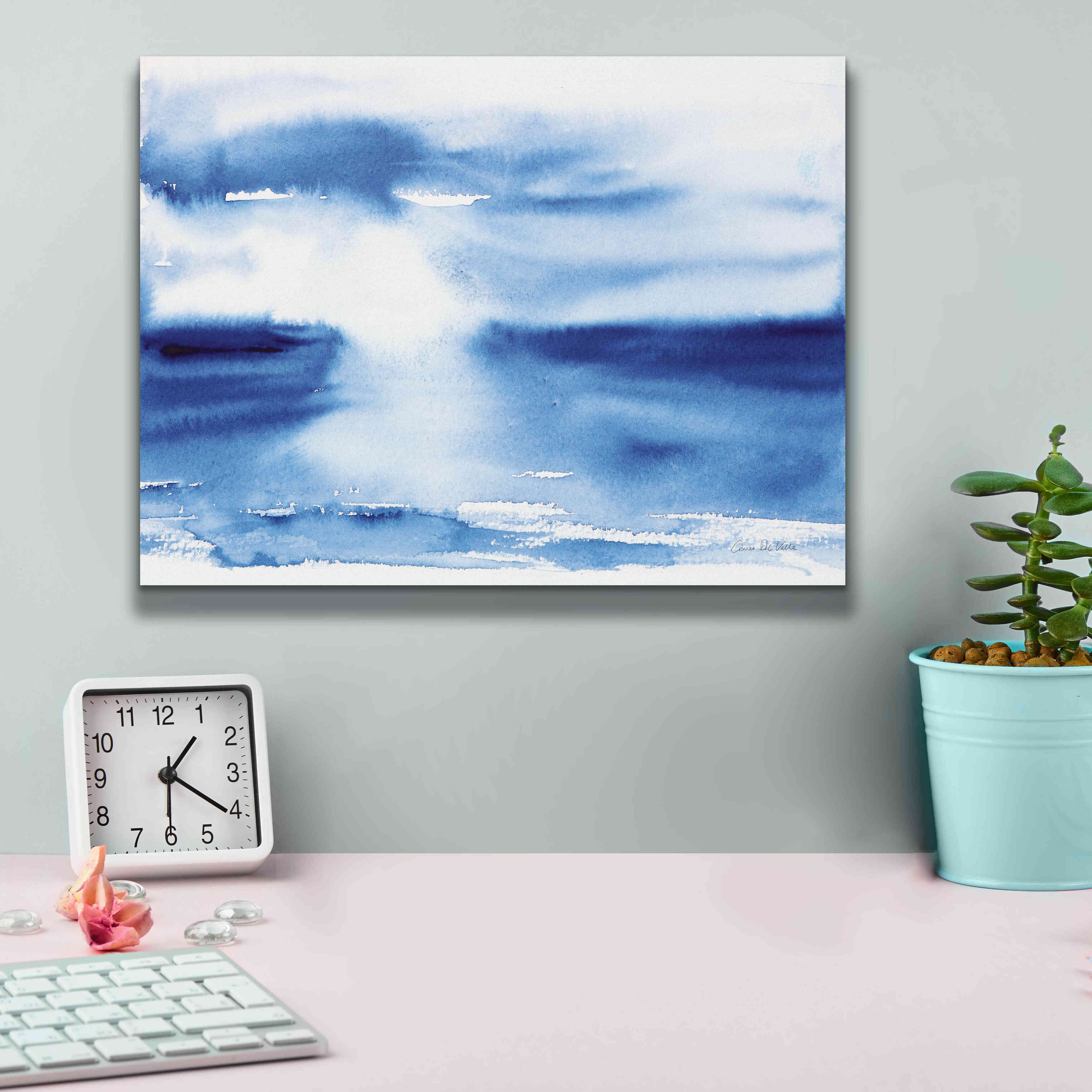 'Ocean Blue III' by Alan Majchrowicz, Giclee Canvas Wall Art,16x12