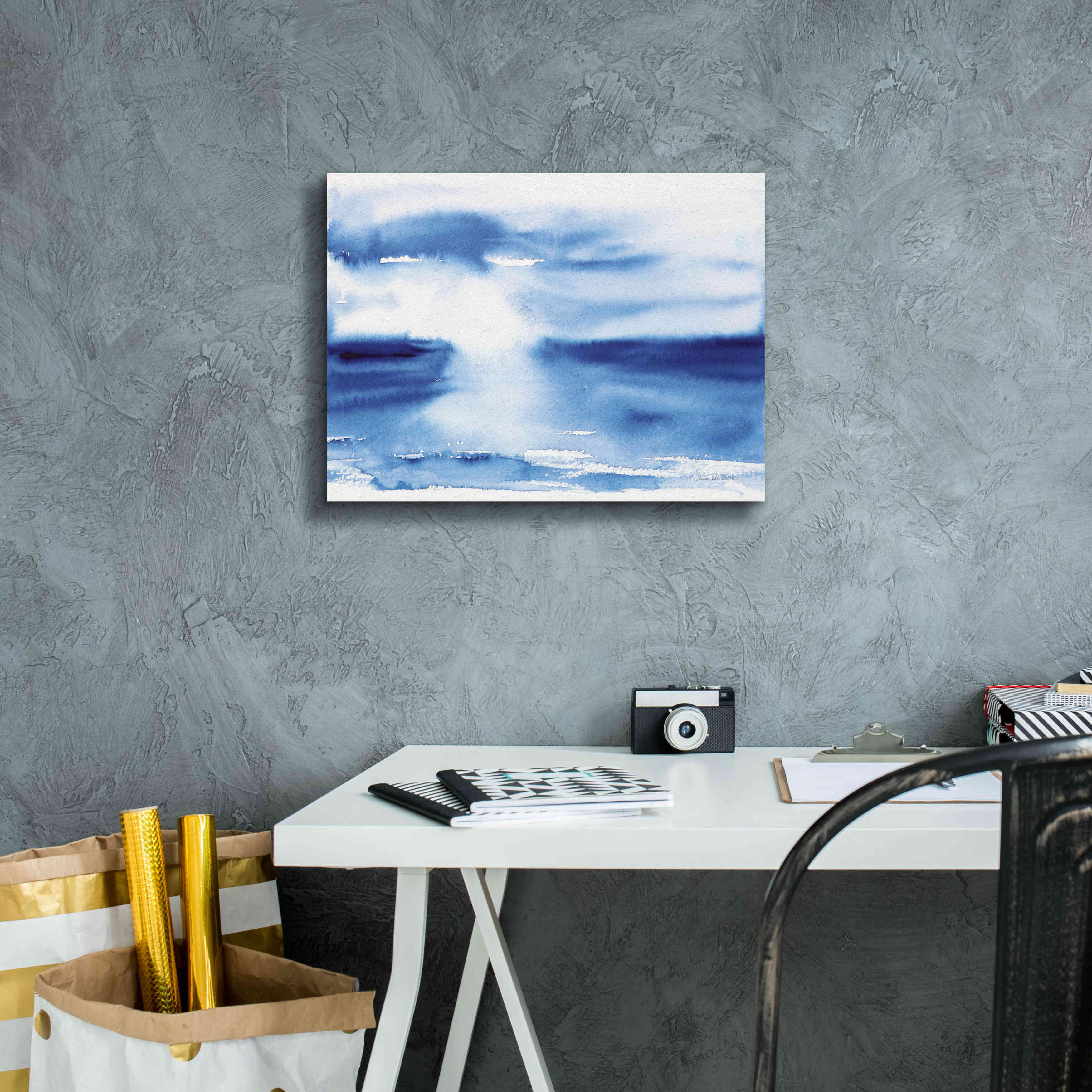 'Ocean Blue III' by Alan Majchrowicz, Giclee Canvas Wall Art,16x12