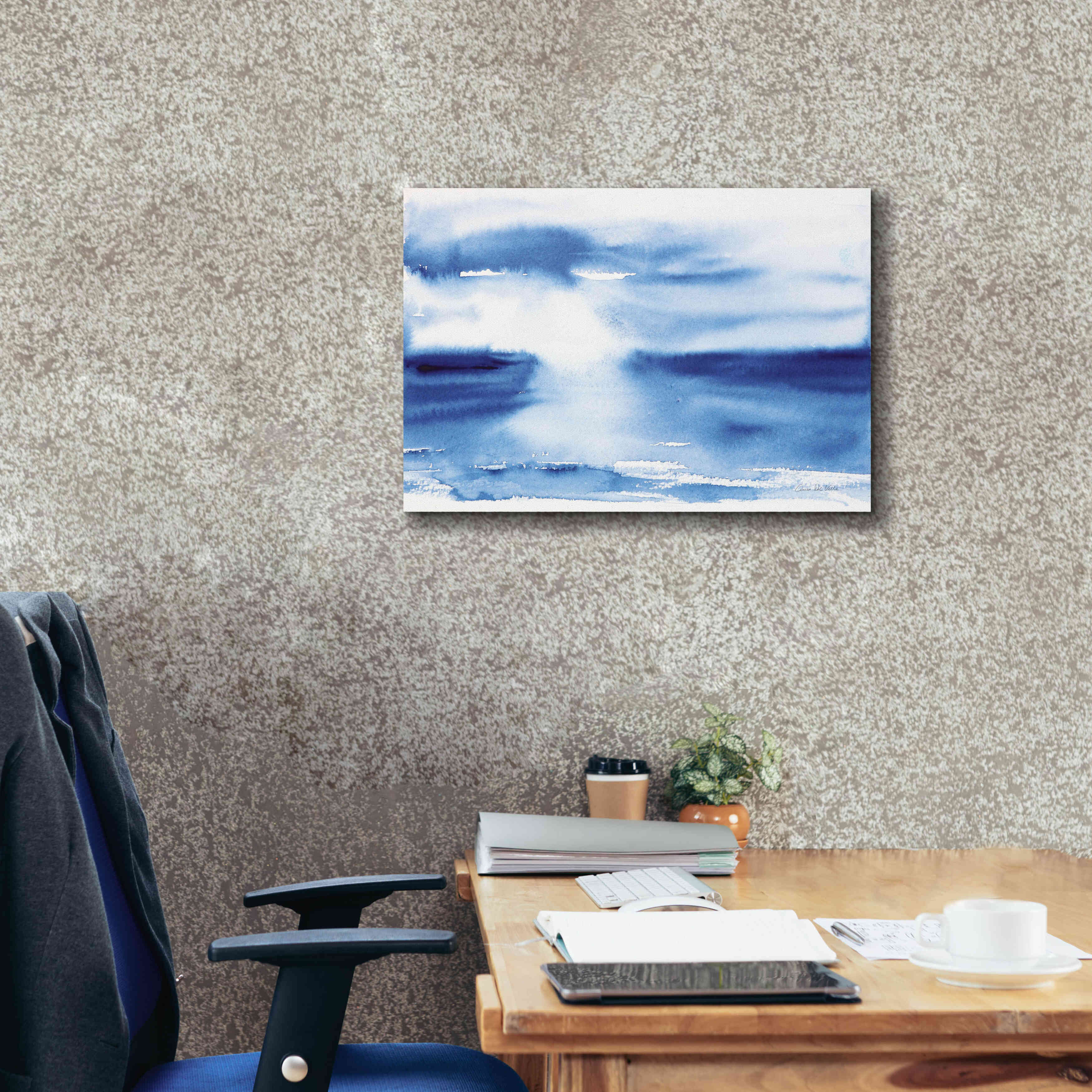 'Ocean Blue III' by Alan Majchrowicz, Giclee Canvas Wall Art,26x18