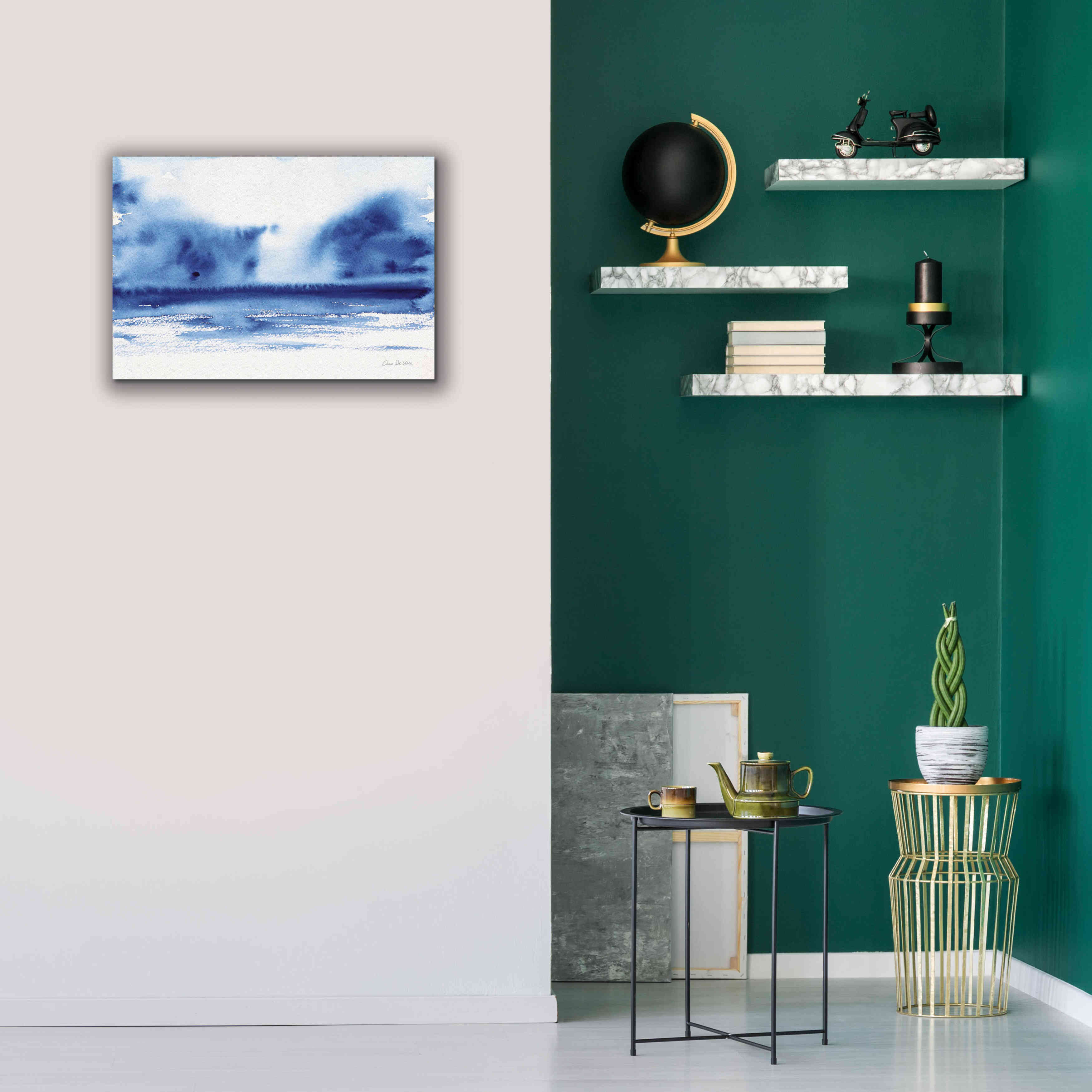 'Ocean Blue IV' by Alan Majchrowicz, Giclee Canvas Wall Art,26x18