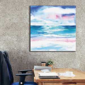 'Turquoise Sea I' by Alan Majchrowicz, Giclee Canvas Wall Art,37x37