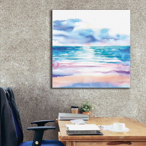 Image of 'Turquoise Sea II' by Alan Majchrowicz, Giclee Canvas Wall Art,37x37