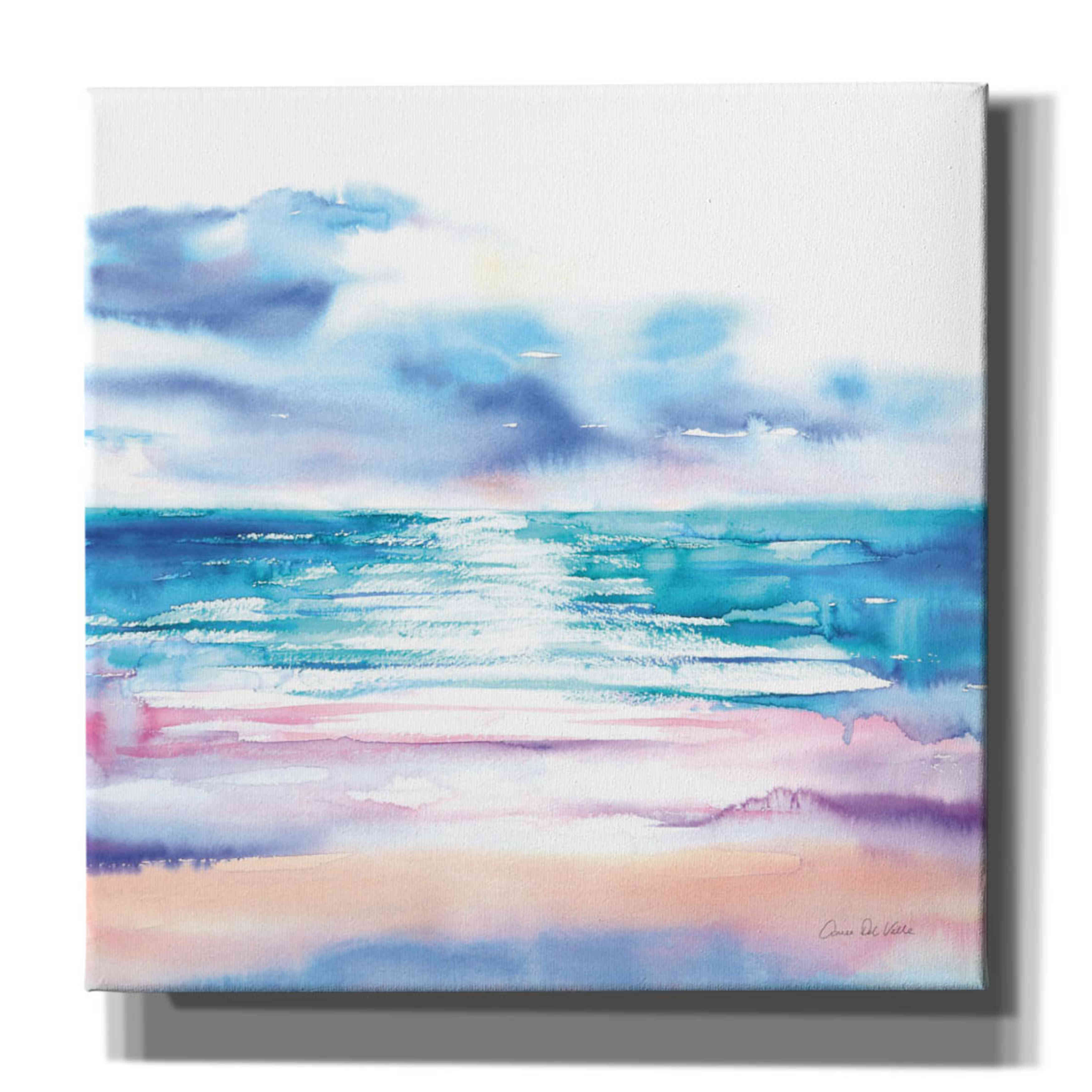 'Turquoise Sea II' by Alan Majchrowicz, Giclee Canvas Wall Art