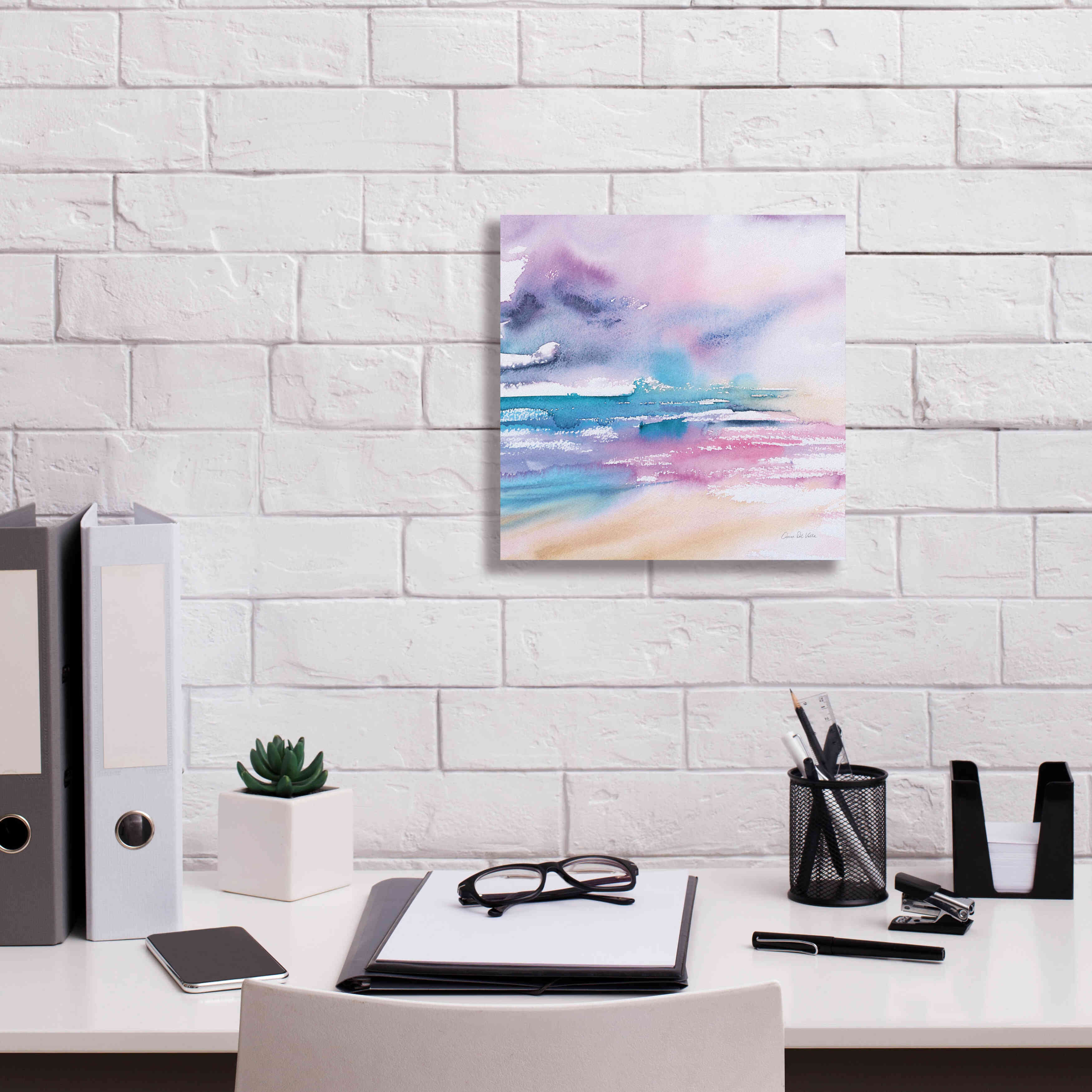 'Violet Sky' by Alan Majchrowicz, Giclee Canvas Wall Art,12x12