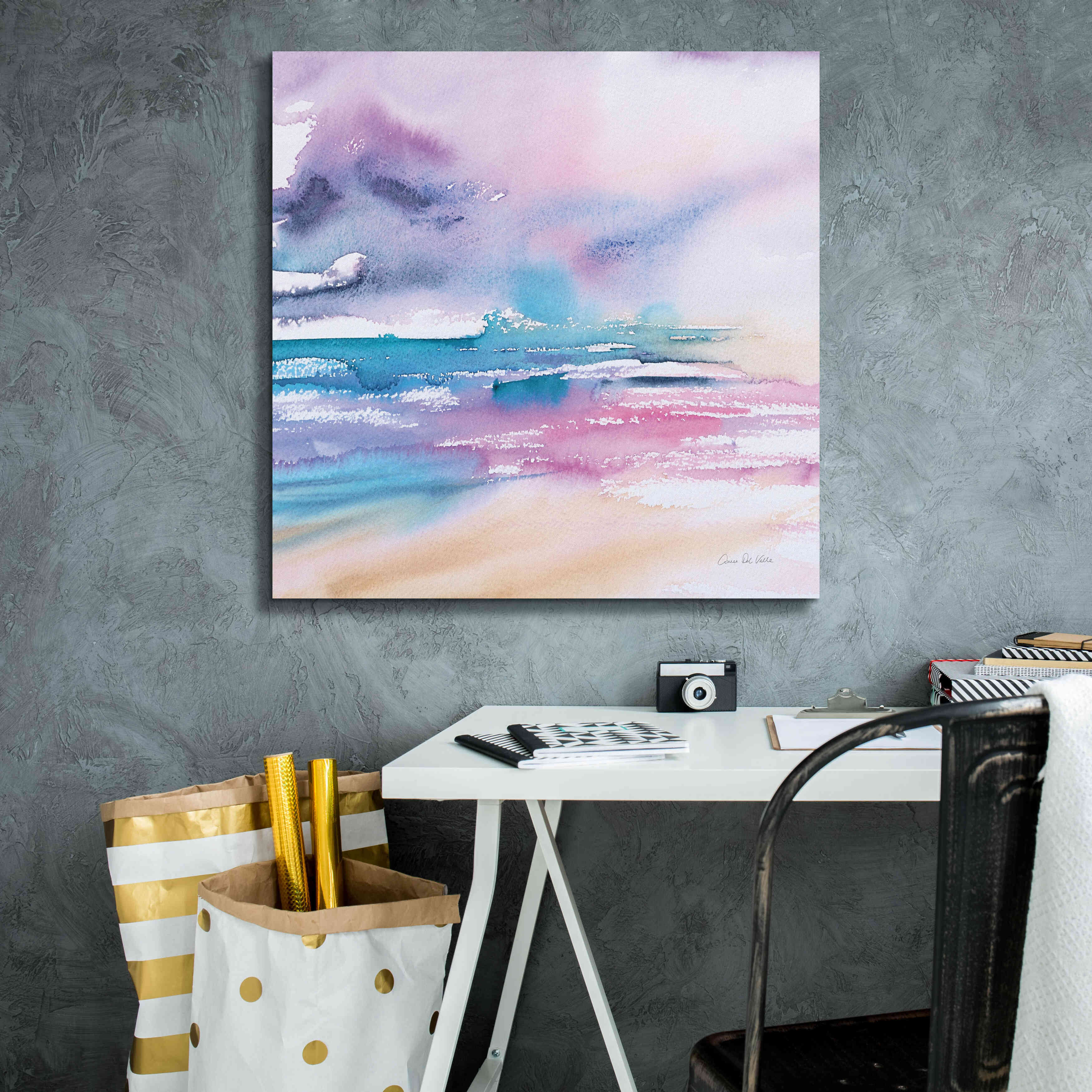 'Violet Sky' by Alan Majchrowicz, Giclee Canvas Wall Art,26x26