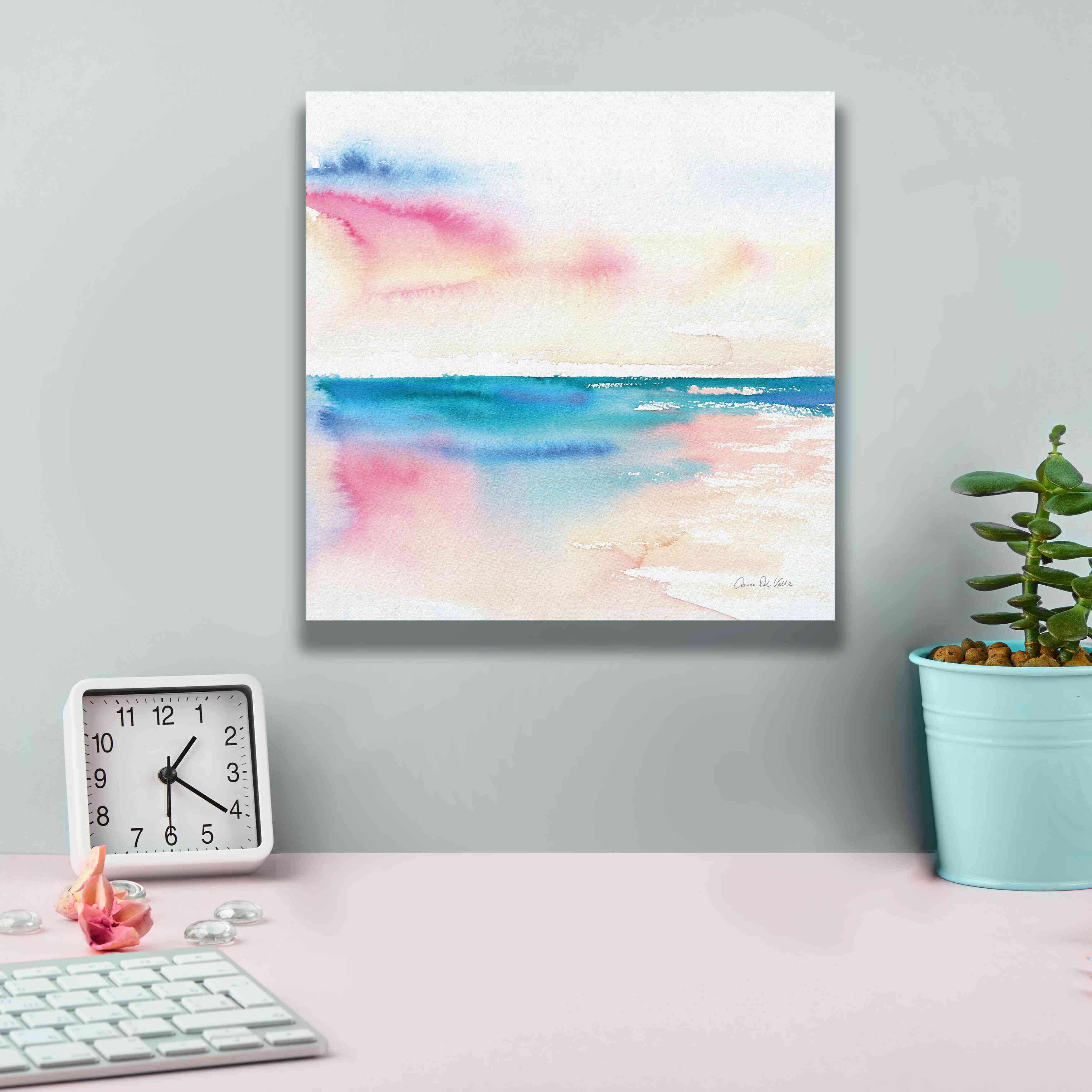 'Vivid Coast' by Alan Majchrowicz, Giclee Canvas Wall Art,12x12