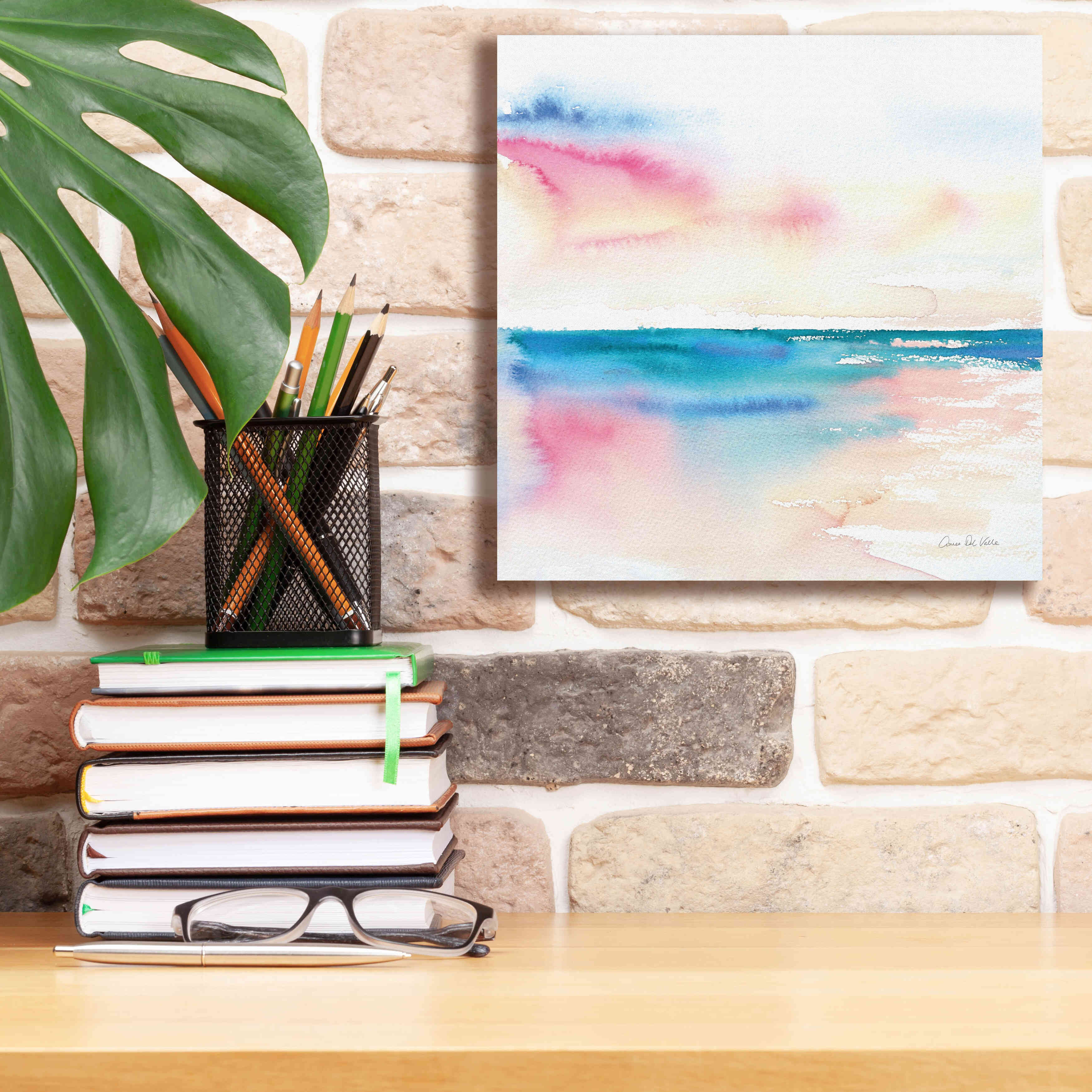 'Vivid Coast' by Alan Majchrowicz, Giclee Canvas Wall Art,12x12