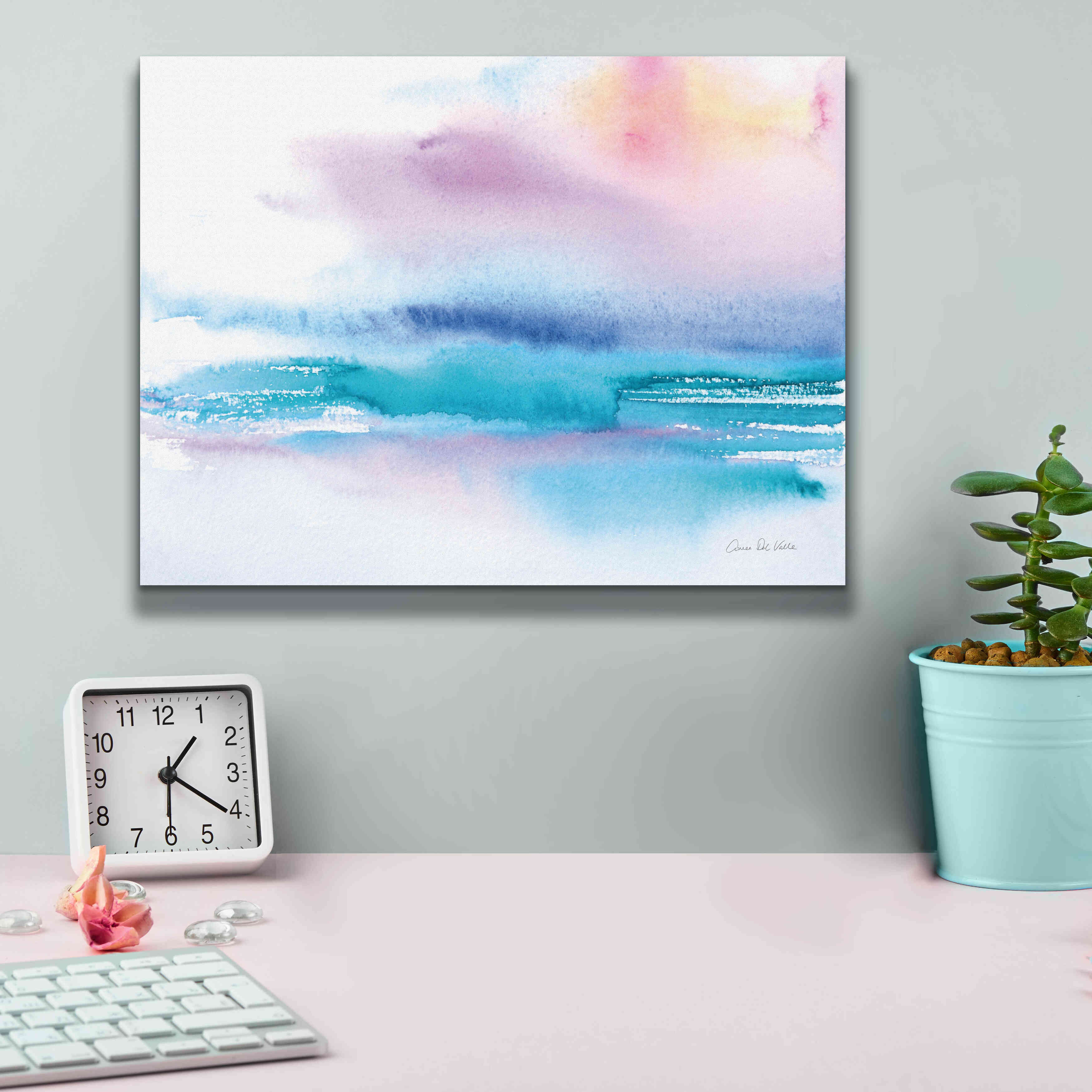 'Washed Sunset' by Alan Majchrowicz, Giclee Canvas Wall Art,16x12