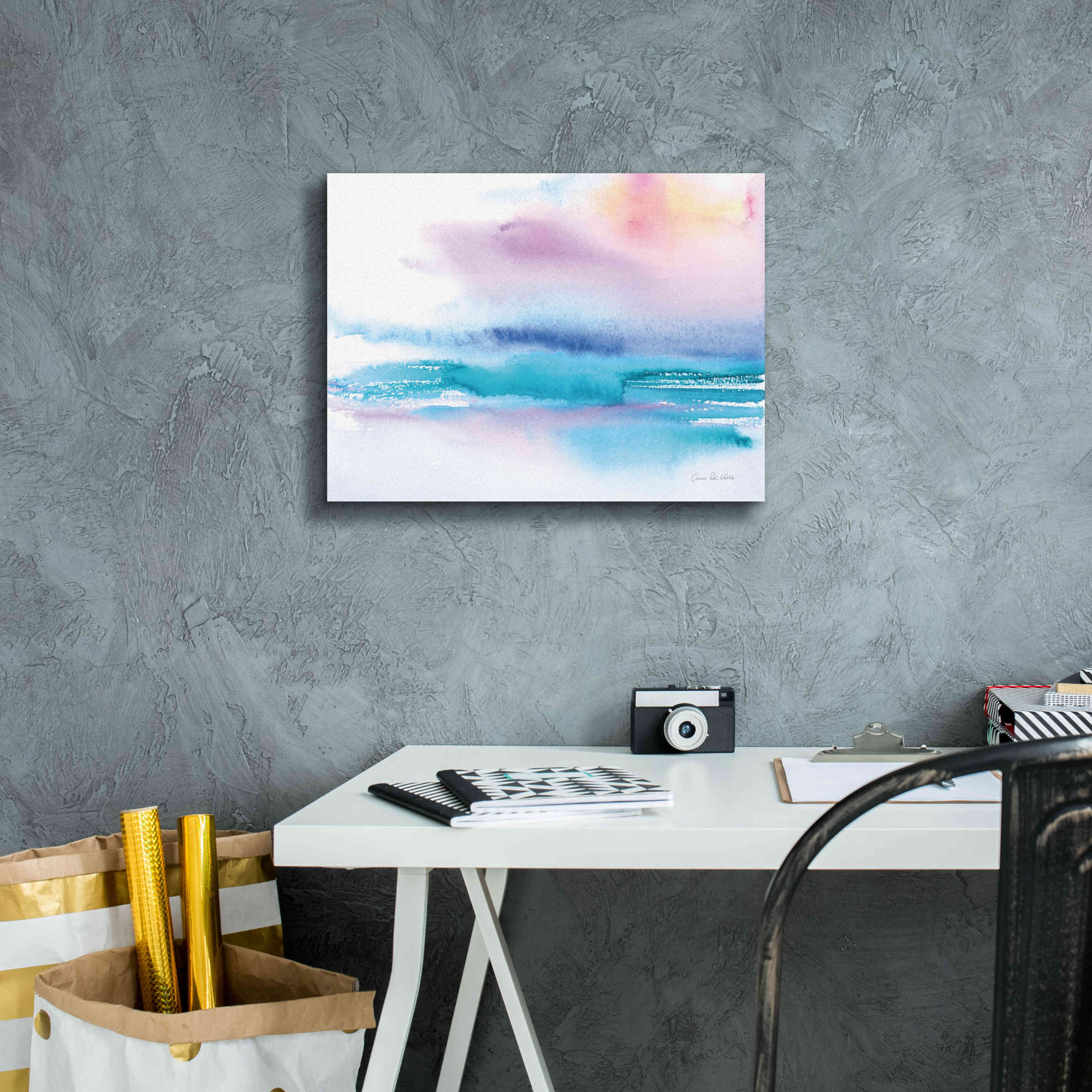 'Washed Sunset' by Alan Majchrowicz, Giclee Canvas Wall Art,16x12