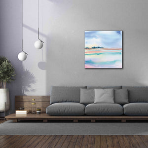 'Water And Sand' by Alan Majchrowicz, Giclee Canvas Wall Art,37x37