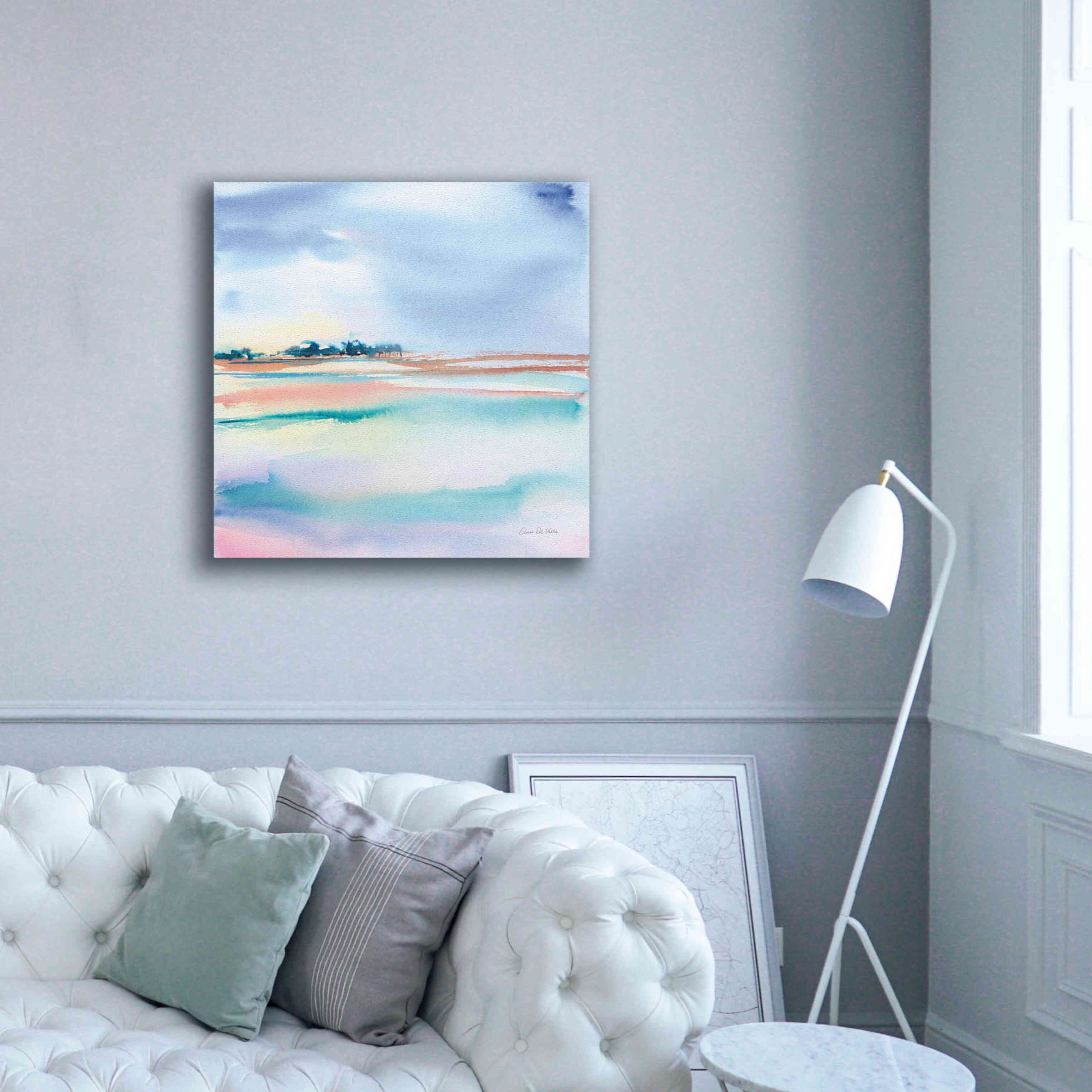 'Water And Sand' by Alan Majchrowicz, Giclee Canvas Wall Art,37x37