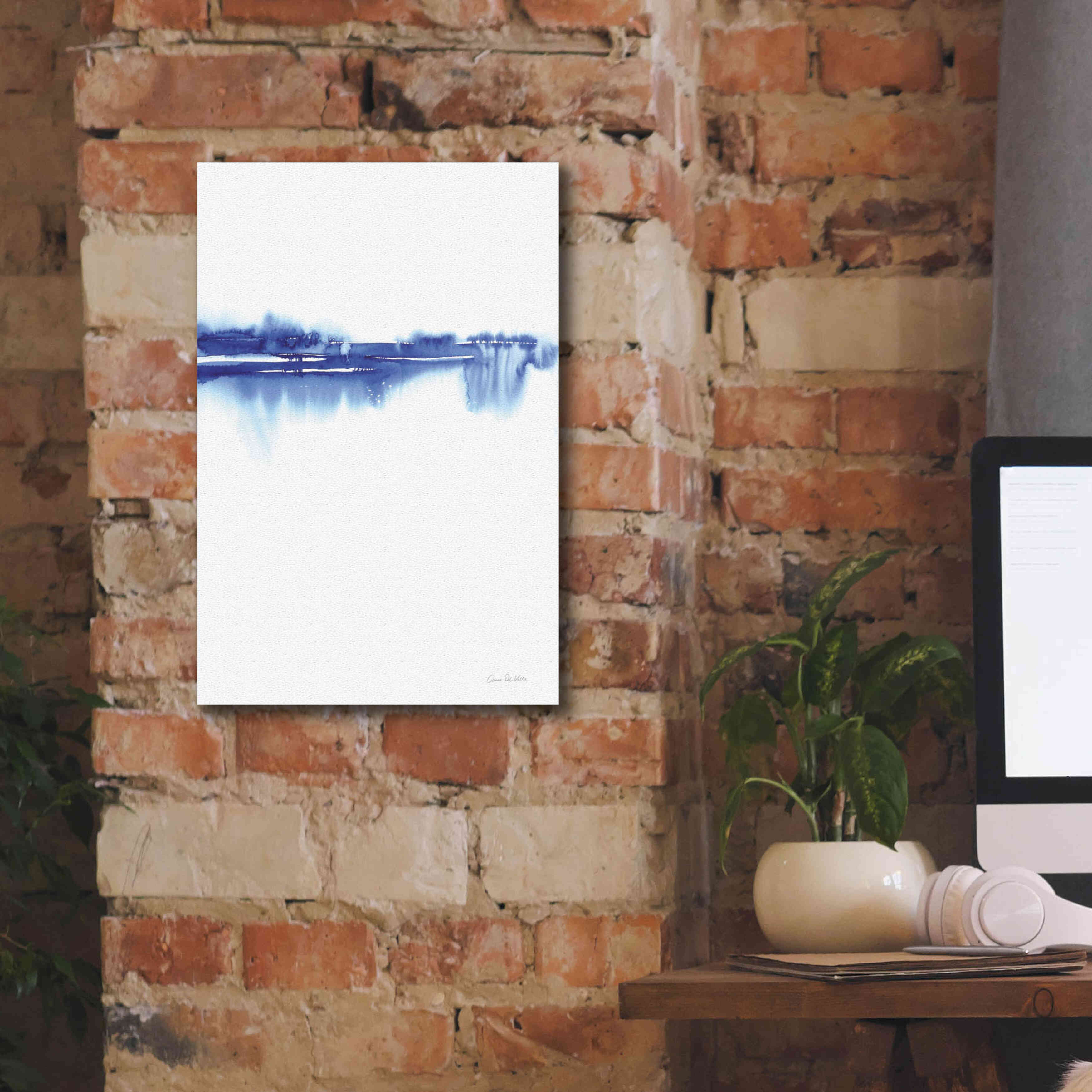 'Blue Horizon II' by Alan Majchrowicz, Giclee Canvas Wall Art,12x18