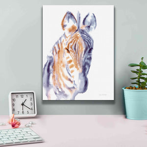 'Zebra Neutral' by Alan Majchrowicz, Giclee Canvas Wall Art,12x16