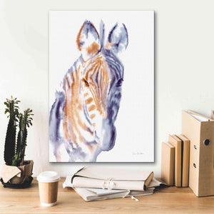 'Zebra Neutral' by Alan Majchrowicz, Giclee Canvas Wall Art,18x26