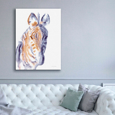 Image of 'Zebra Neutral' by Alan Majchrowicz, Giclee Canvas Wall Art,40x54