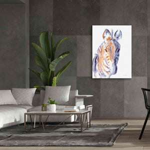 'Zebra Neutral' by Alan Majchrowicz, Giclee Canvas Wall Art,40x54