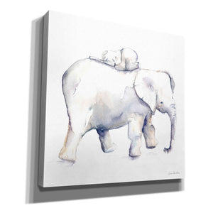 'Baby Elephant Love III' by Alan Majchrowicz, Giclee Canvas Wall Art