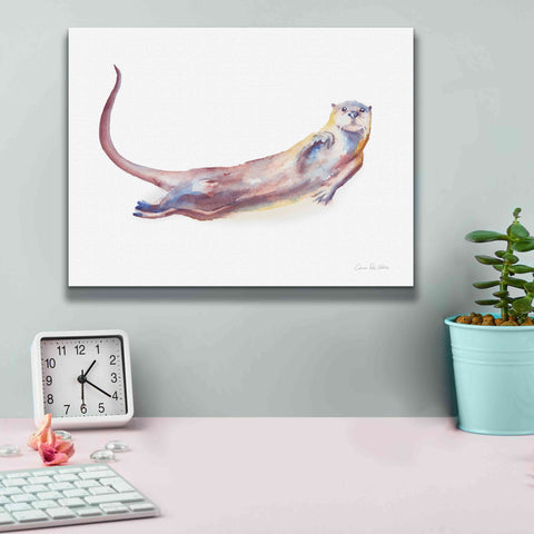 Image of 'Swimming Otter I' by Alan Majchrowicz, Giclee Canvas Wall Art,16x12