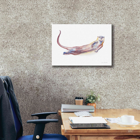 Image of 'Swimming Otter I' by Alan Majchrowicz, Giclee Canvas Wall Art,24x20
