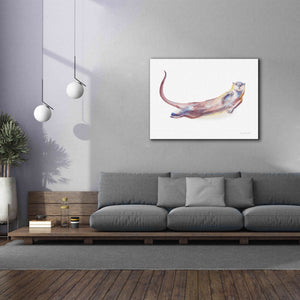'Swimming Otter I' by Alan Majchrowicz, Giclee Canvas Wall Art,54x40
