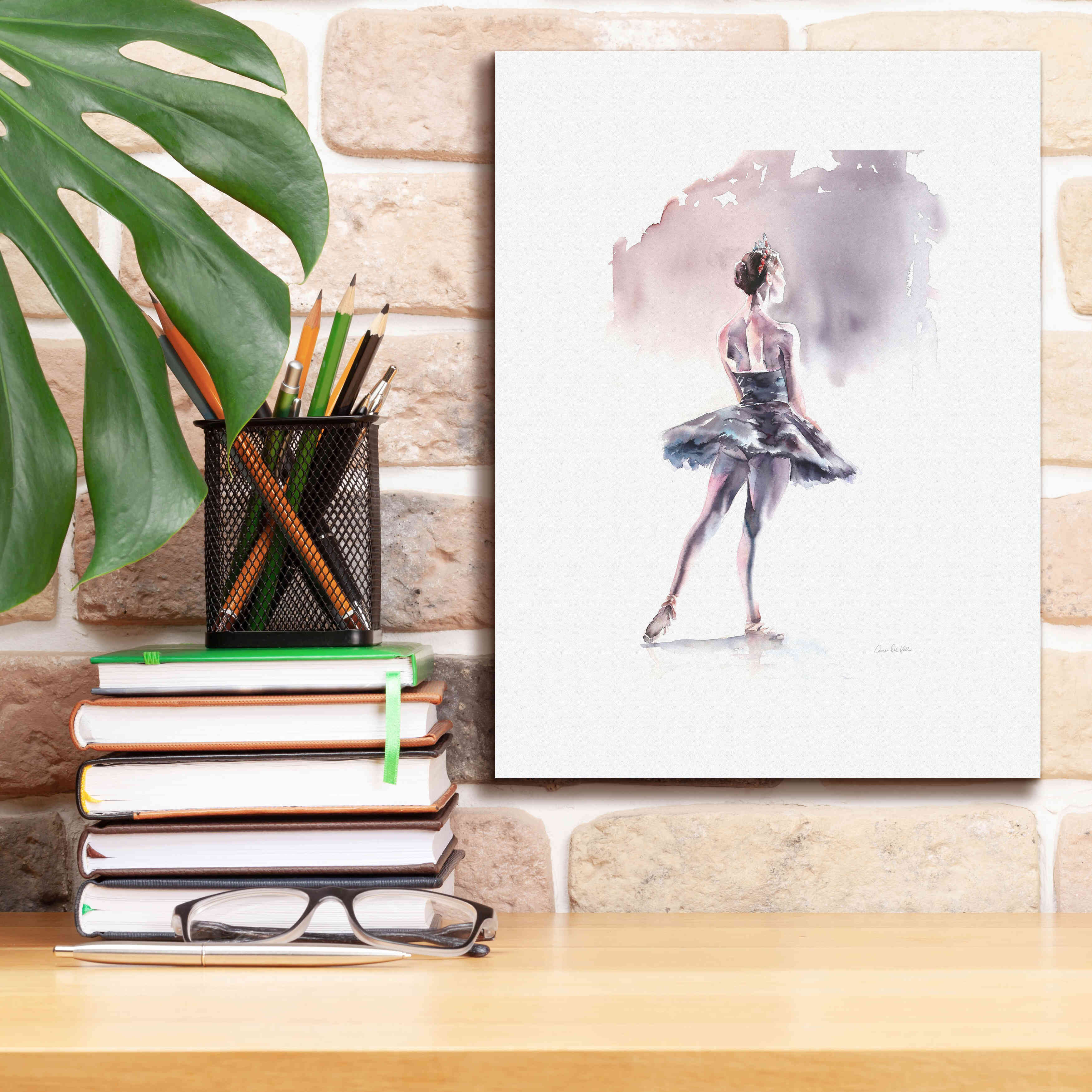 'Ballet I White Border' by Alan Majchrowicz, Giclee Canvas Wall Art,12x16