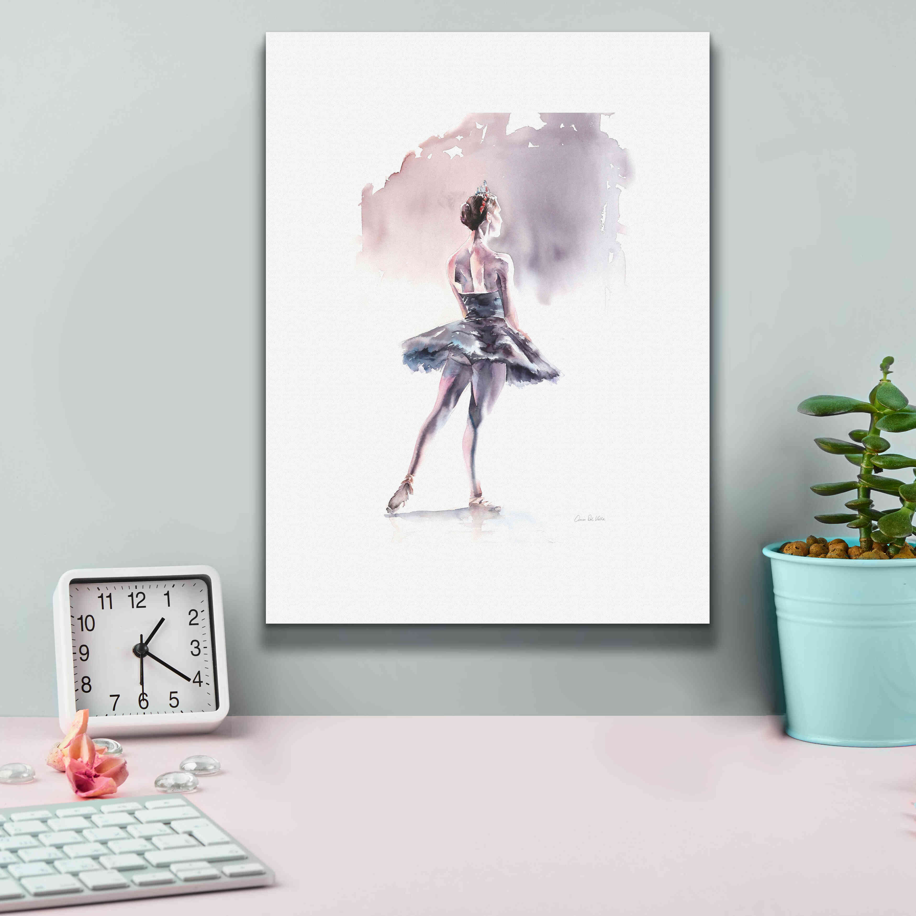 'Ballet I White Border' by Alan Majchrowicz, Giclee Canvas Wall Art,12x16