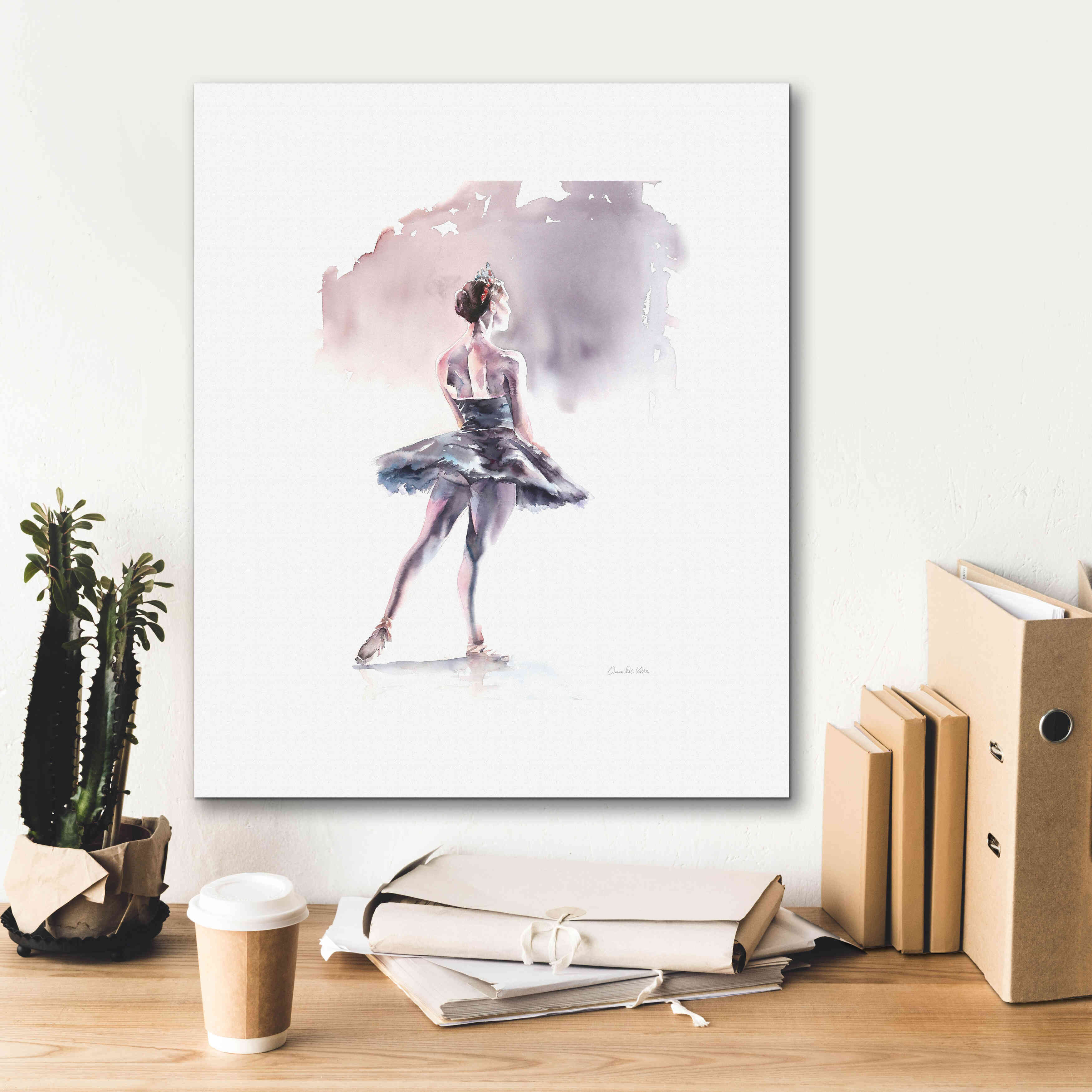 'Ballet I White Border' by Alan Majchrowicz, Giclee Canvas Wall Art,20x24