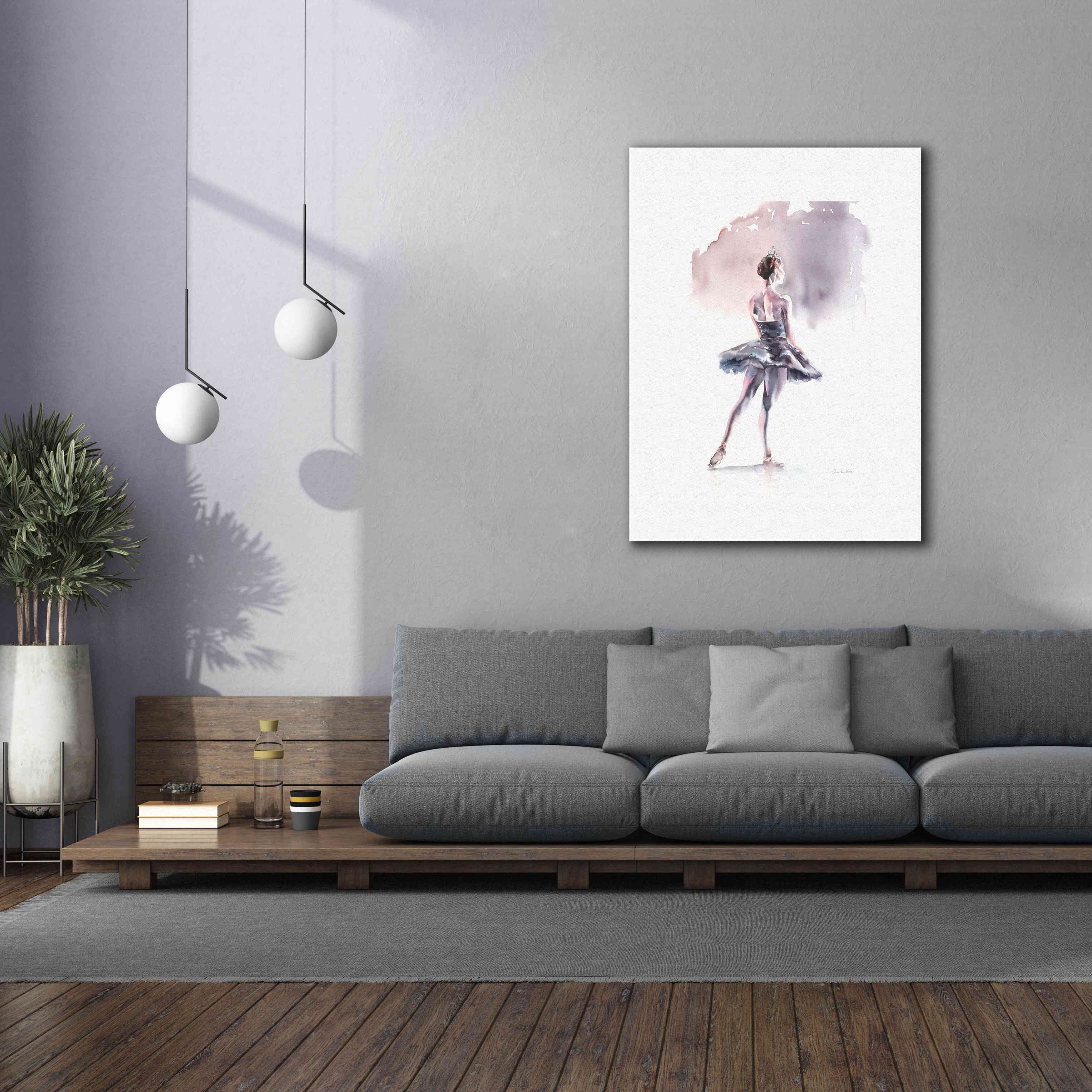 'Ballet I White Border' by Alan Majchrowicz, Giclee Canvas Wall Art,40x54