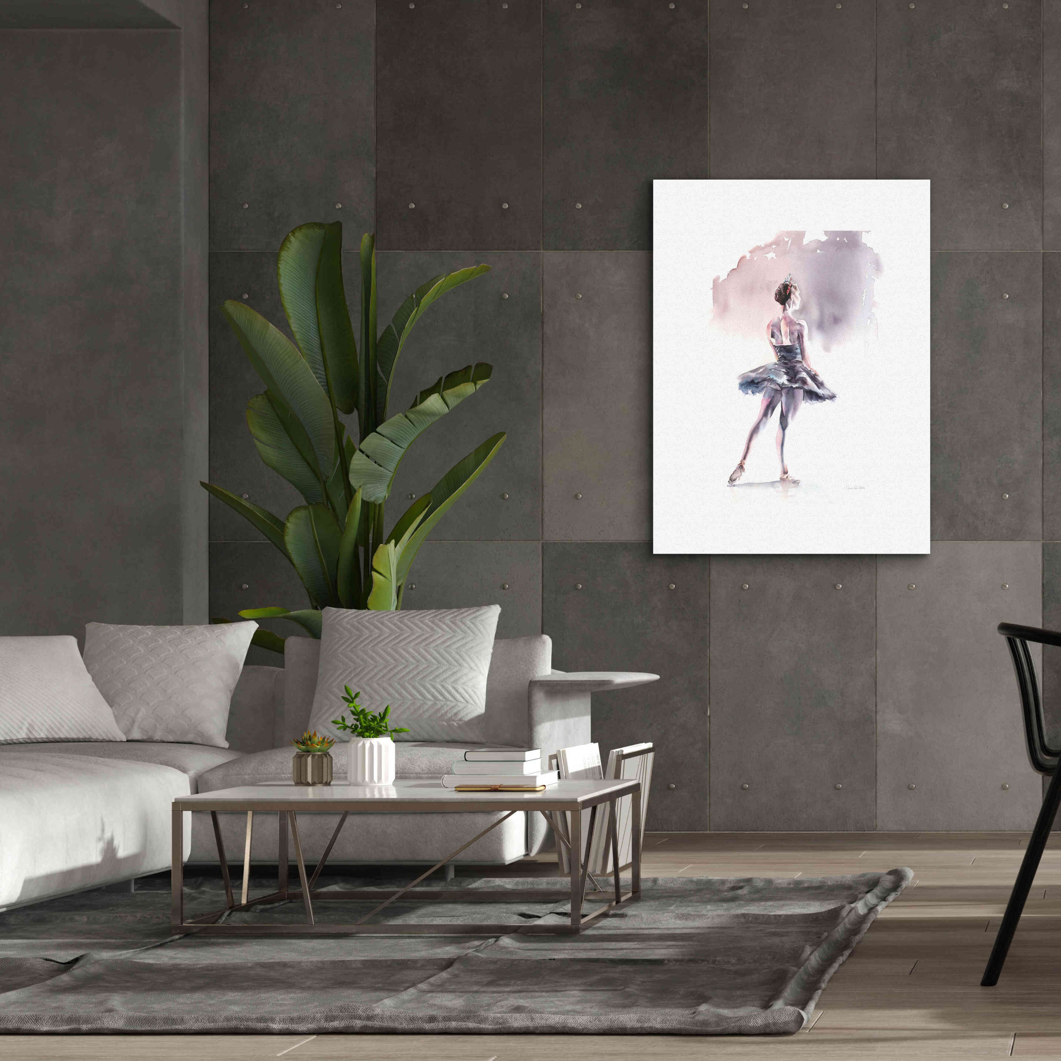 'Ballet I White Border' by Alan Majchrowicz, Giclee Canvas Wall Art,40x54