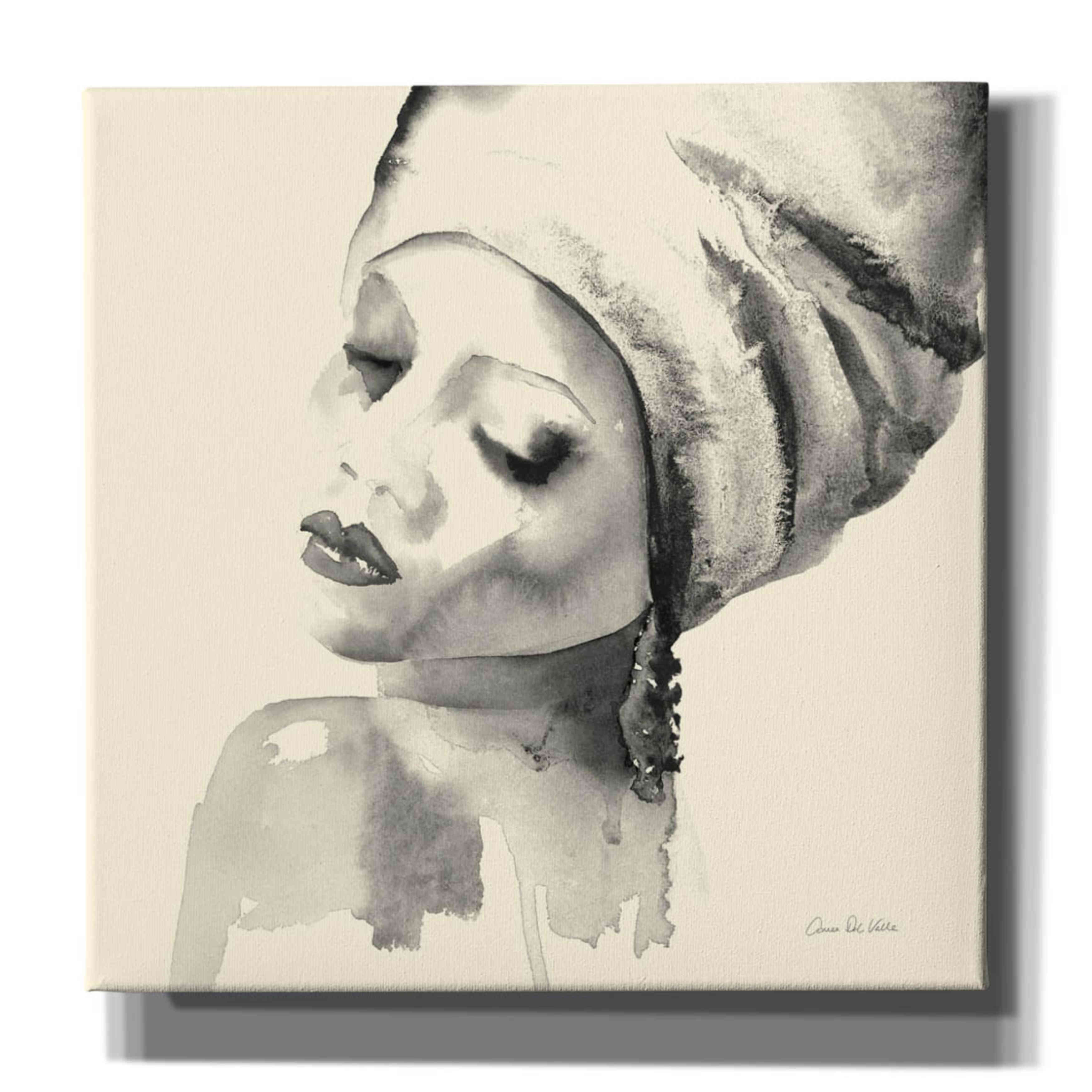 'Woman I Yellow' by Alan Majchrowicz, Giclee Canvas Wall Art