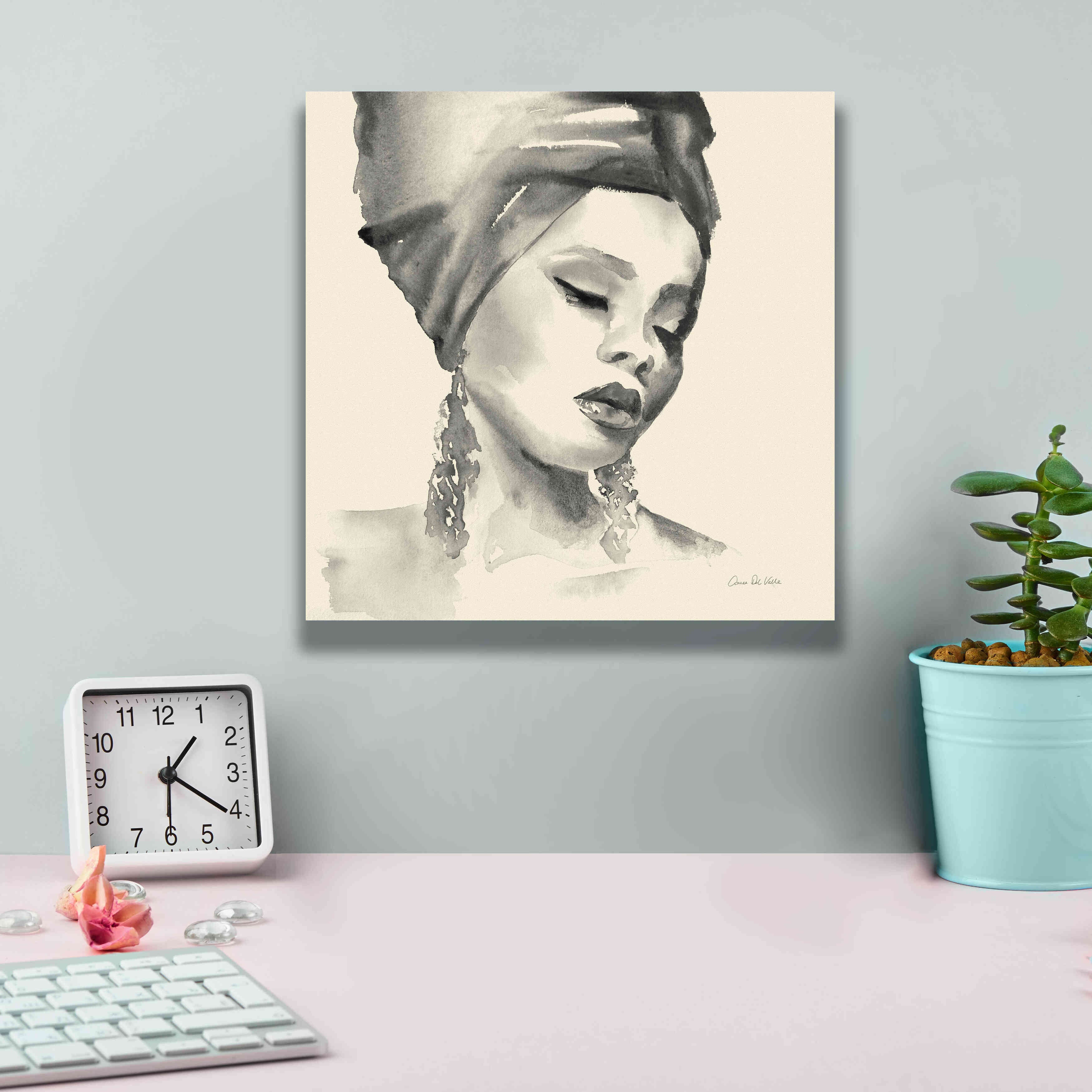 'Woman II Yellow' by Alan Majchrowicz, Giclee Canvas Wall Art,12x12