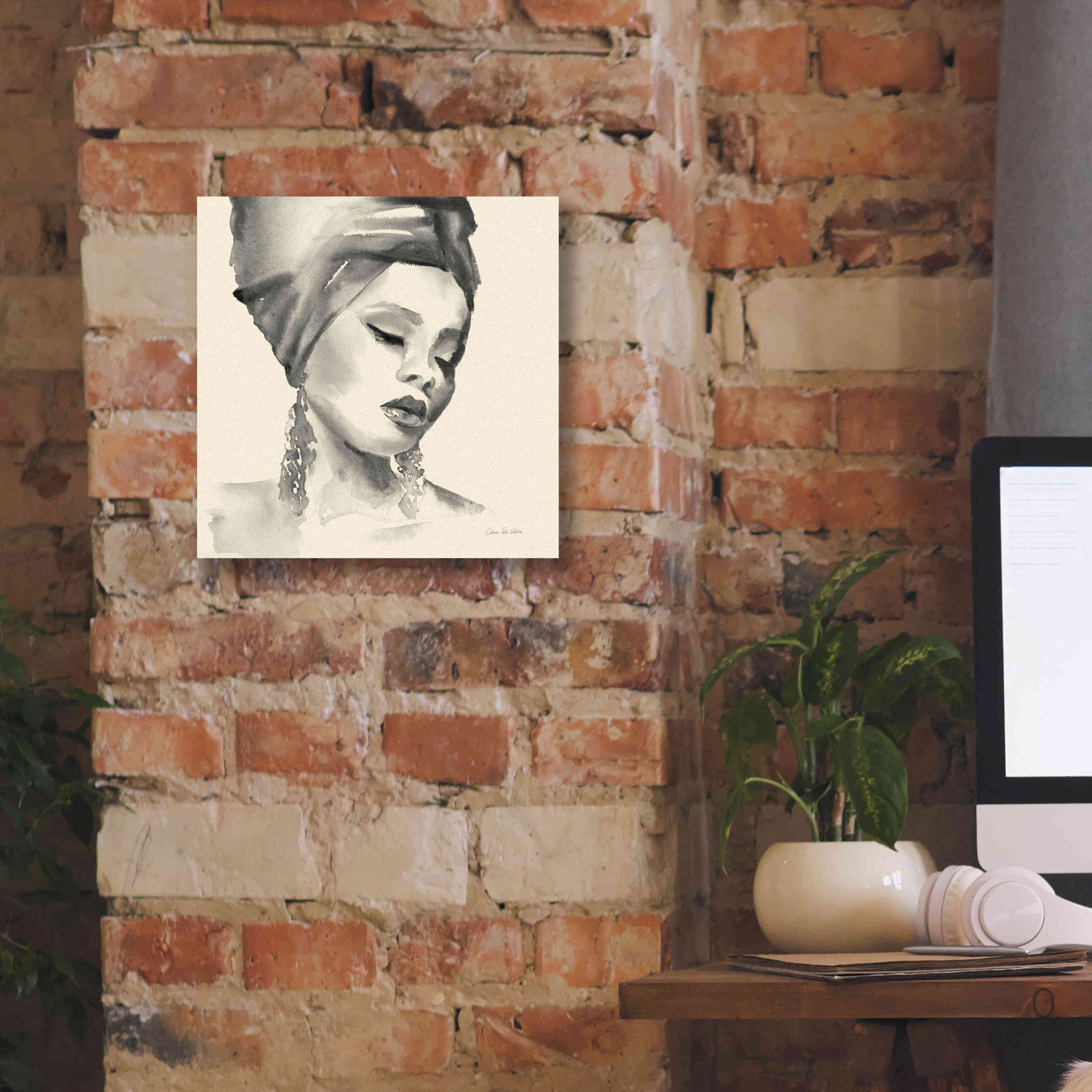 'Woman II Yellow' by Alan Majchrowicz, Giclee Canvas Wall Art,12x12