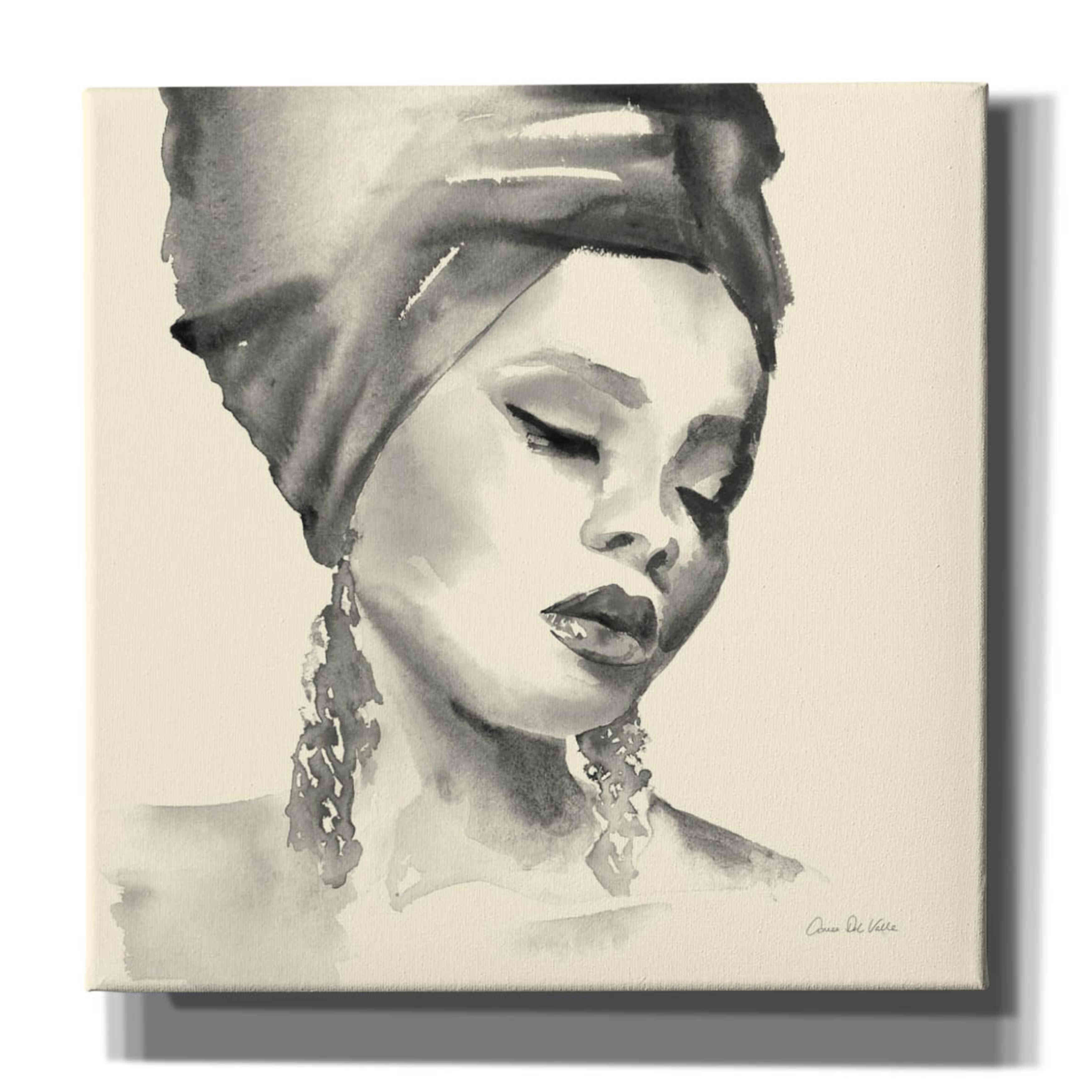 'Woman II Yellow' by Alan Majchrowicz, Giclee Canvas Wall Art