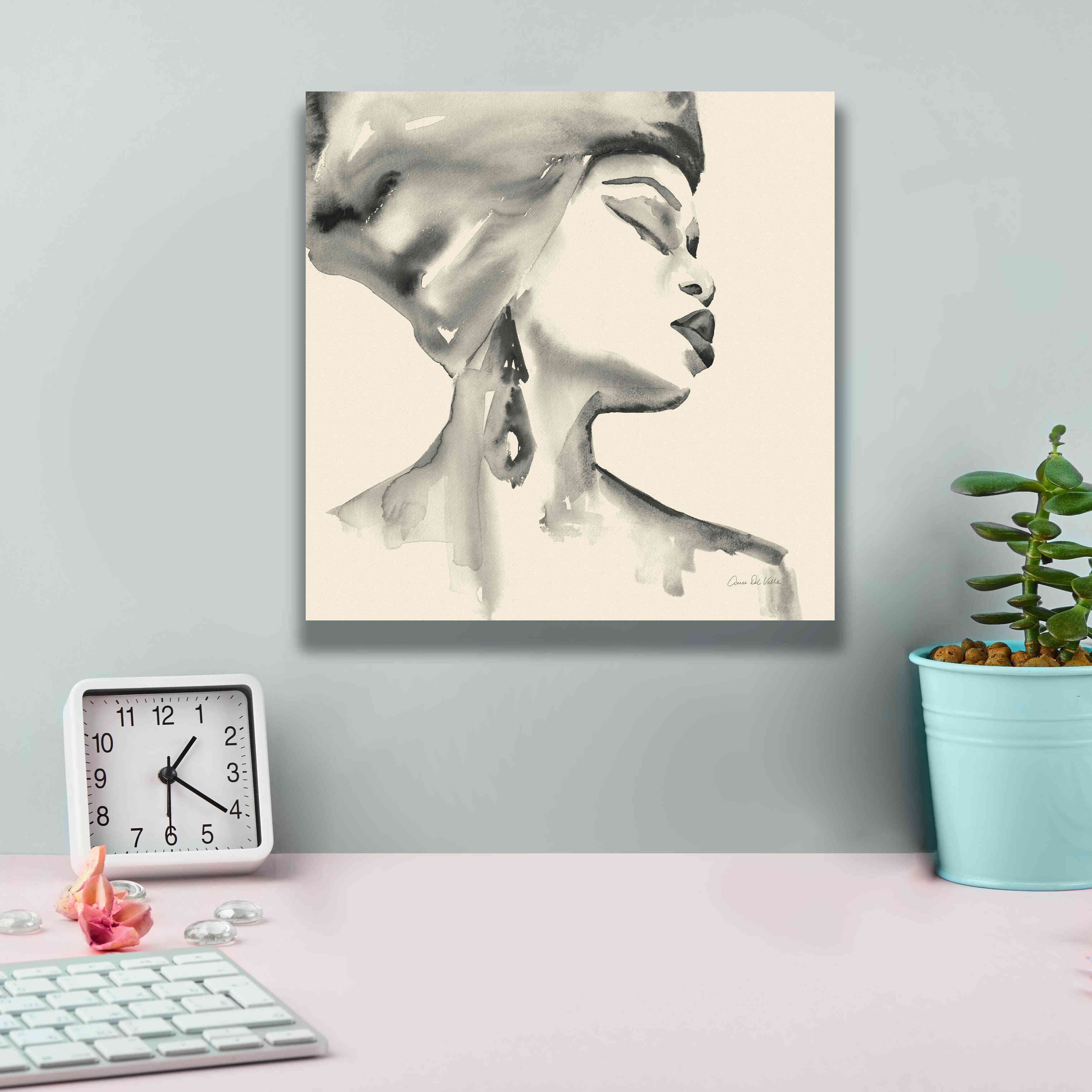 'Woman III Yellow' by Alan Majchrowicz, Giclee Canvas Wall Art,12x12