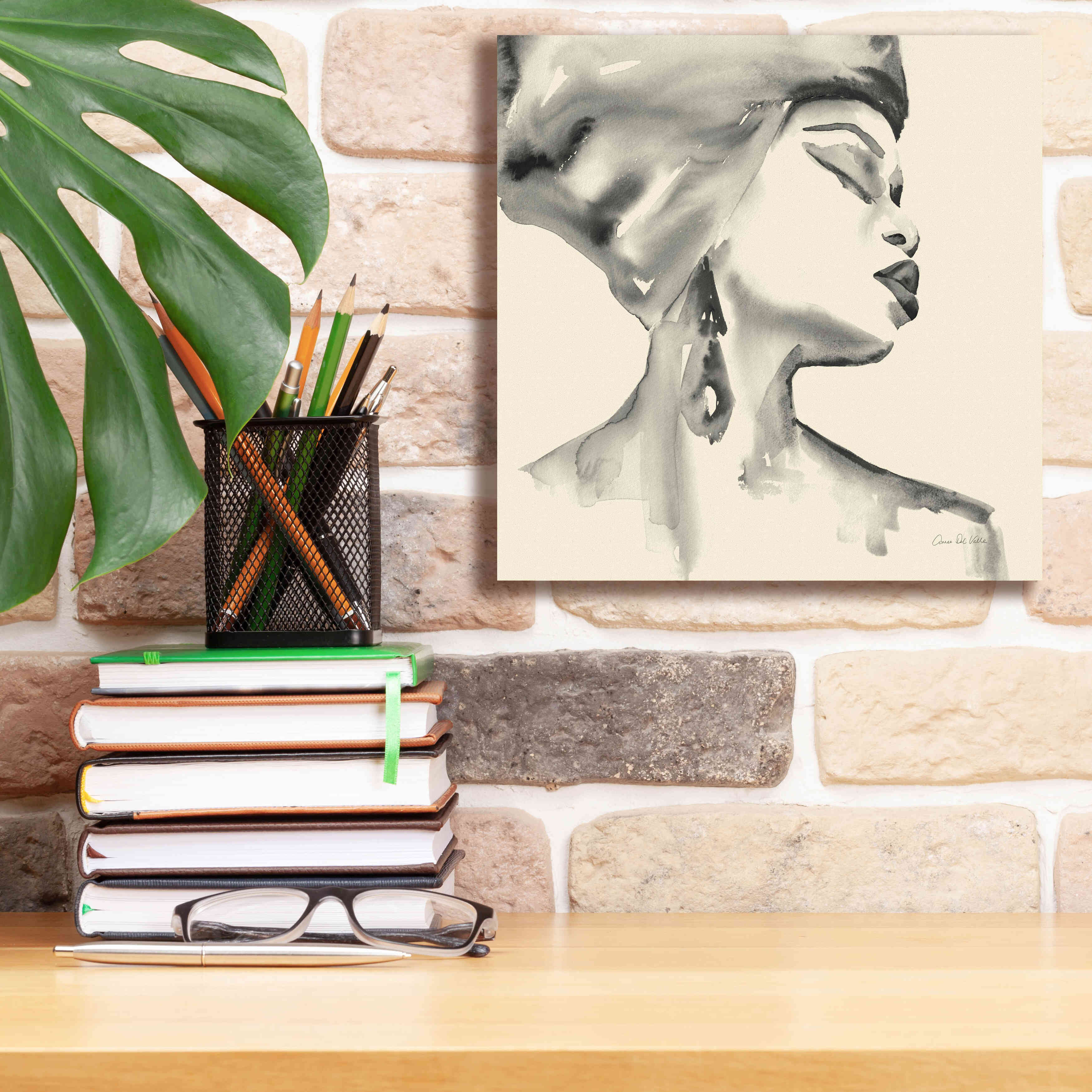 'Woman III Yellow' by Alan Majchrowicz, Giclee Canvas Wall Art,12x12