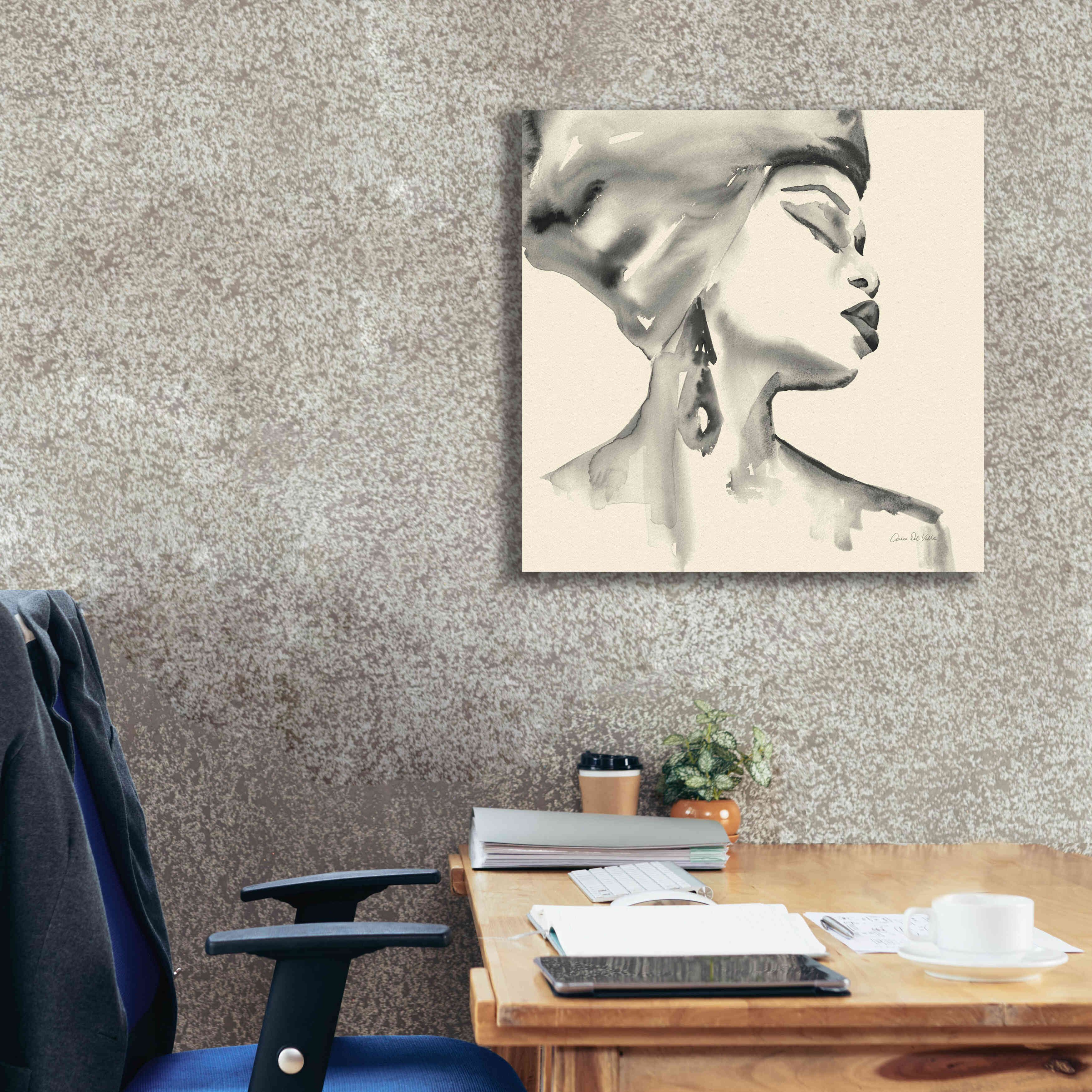 'Woman III Yellow' by Alan Majchrowicz, Giclee Canvas Wall Art,26x26