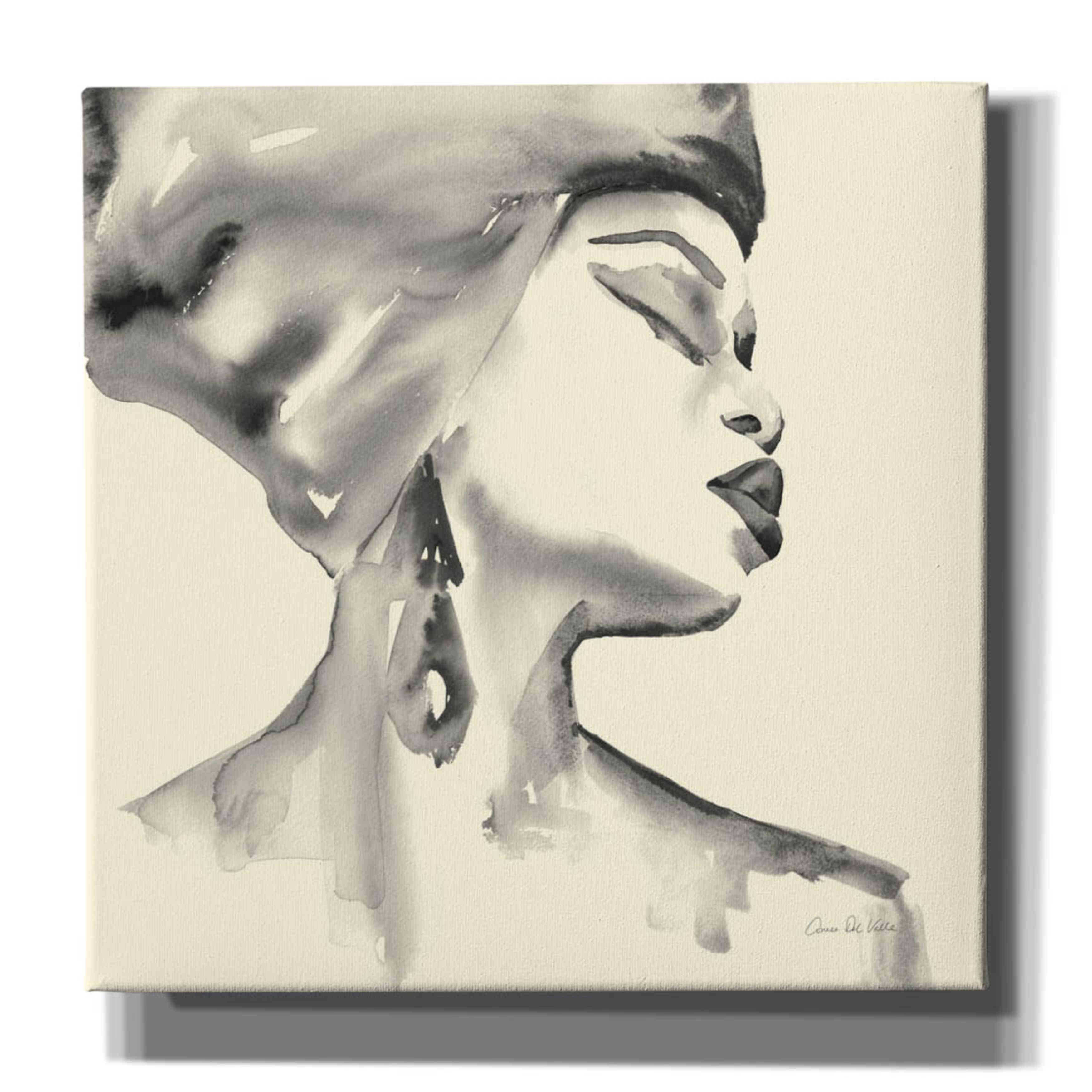 'Woman III Yellow' by Alan Majchrowicz, Giclee Canvas Wall Art