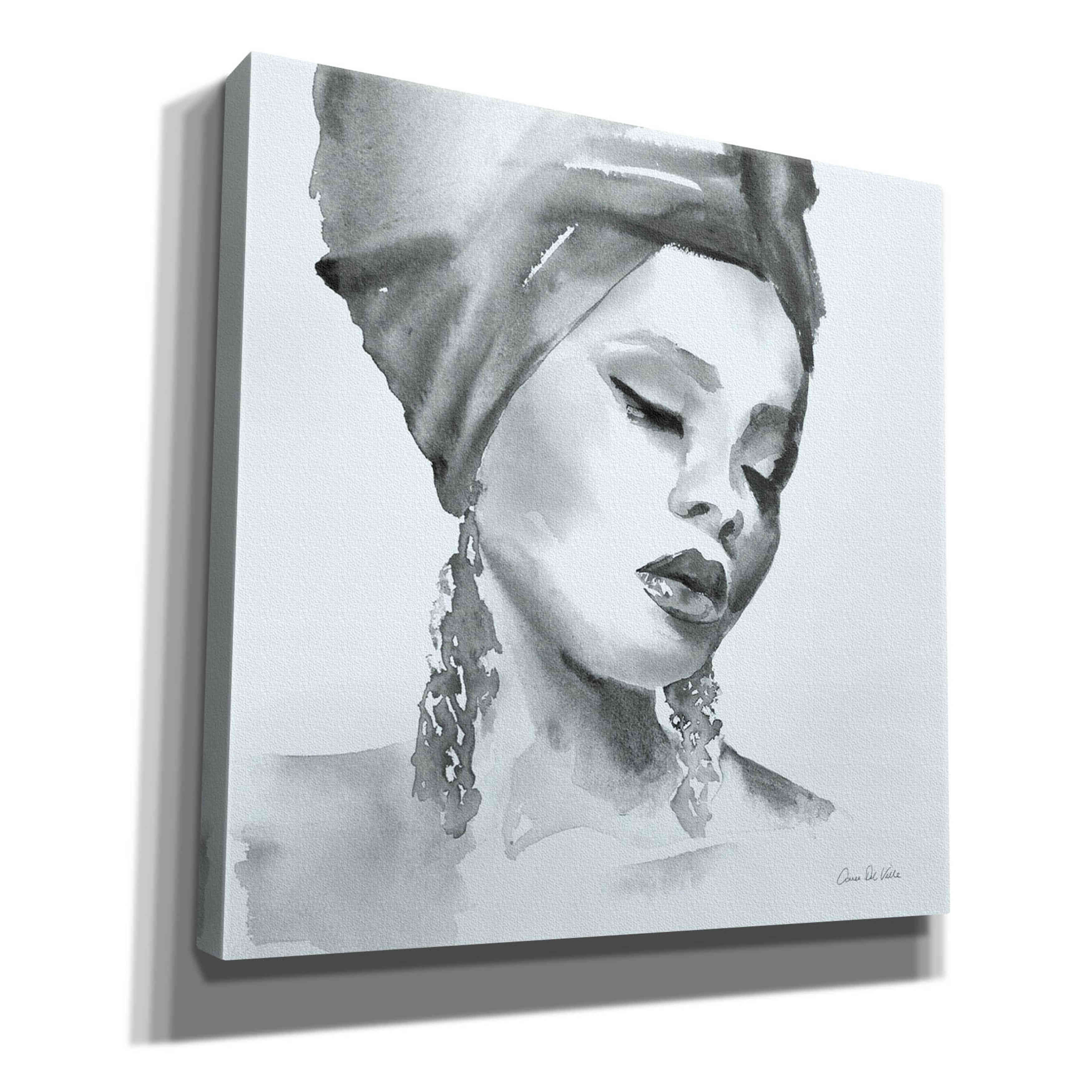 'Woman II Blue' by Alan Majchrowicz, Giclee Canvas Wall Art