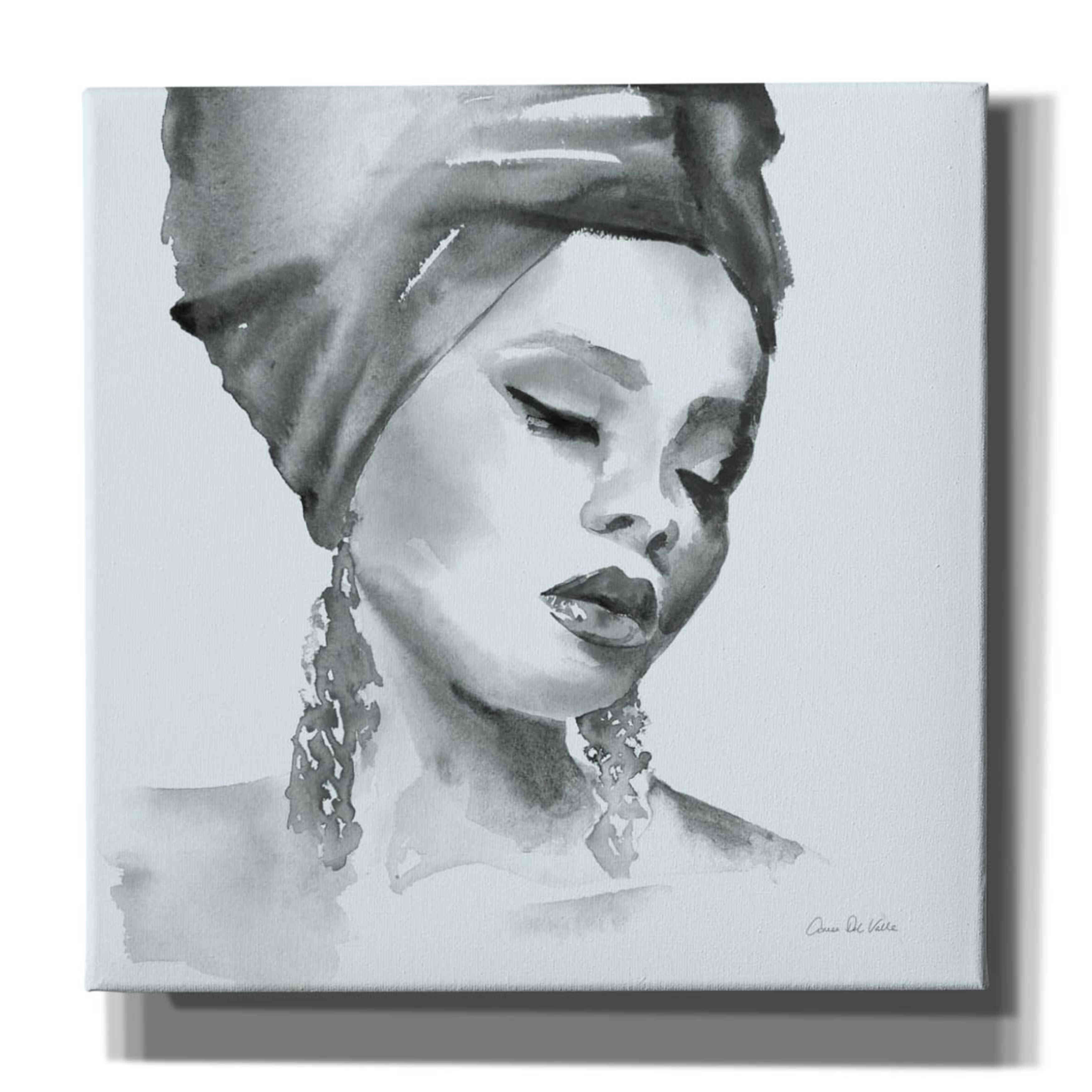 'Woman II Blue' by Alan Majchrowicz, Giclee Canvas Wall Art