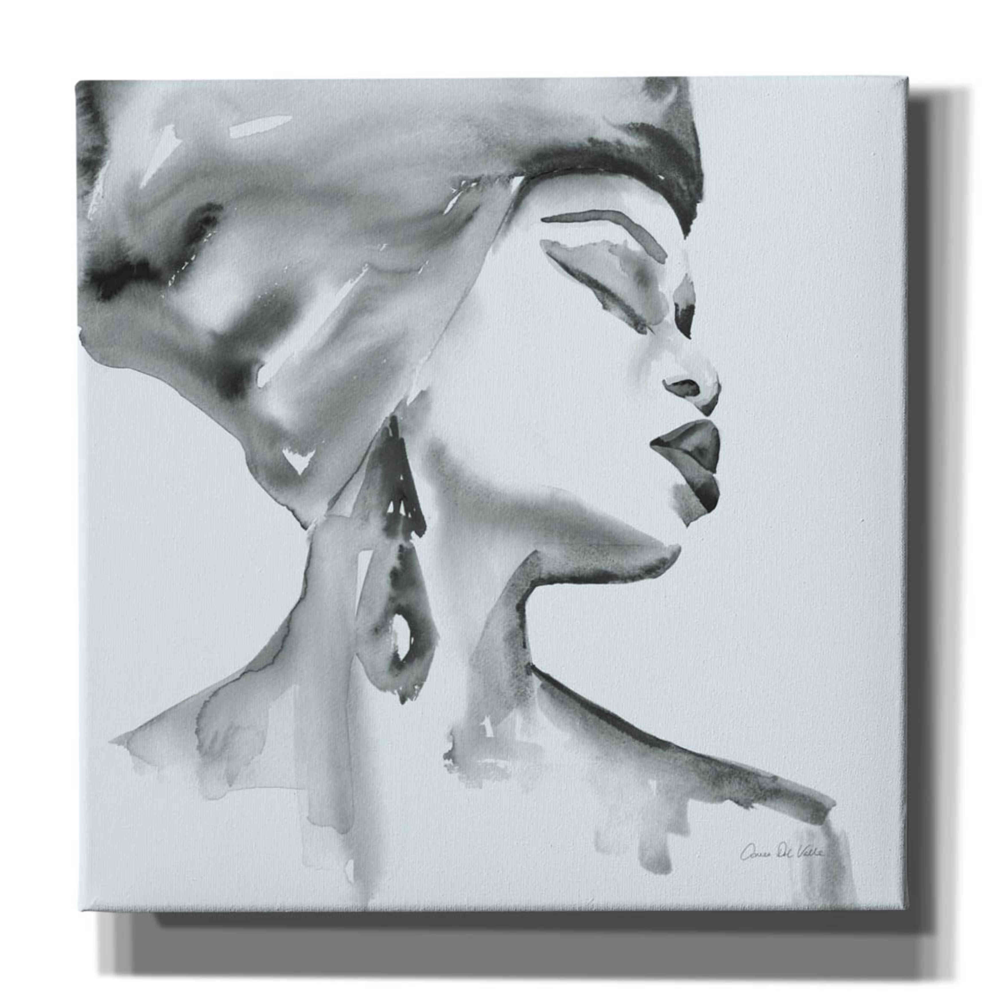 'Woman III Blue' by Alan Majchrowicz, Giclee Canvas Wall Art