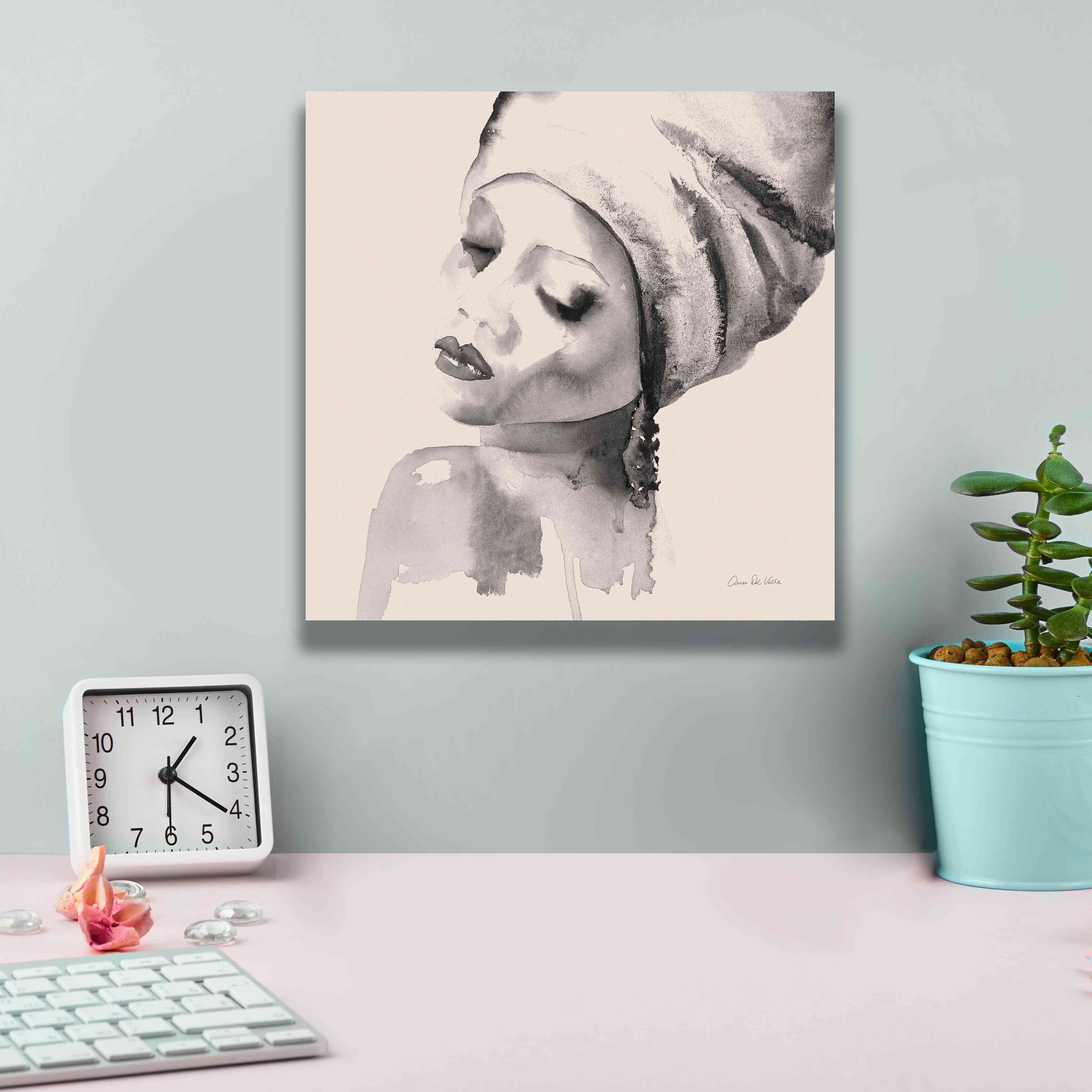 'Woman I Pink' by Alan Majchrowicz, Giclee Canvas Wall Art,12x12