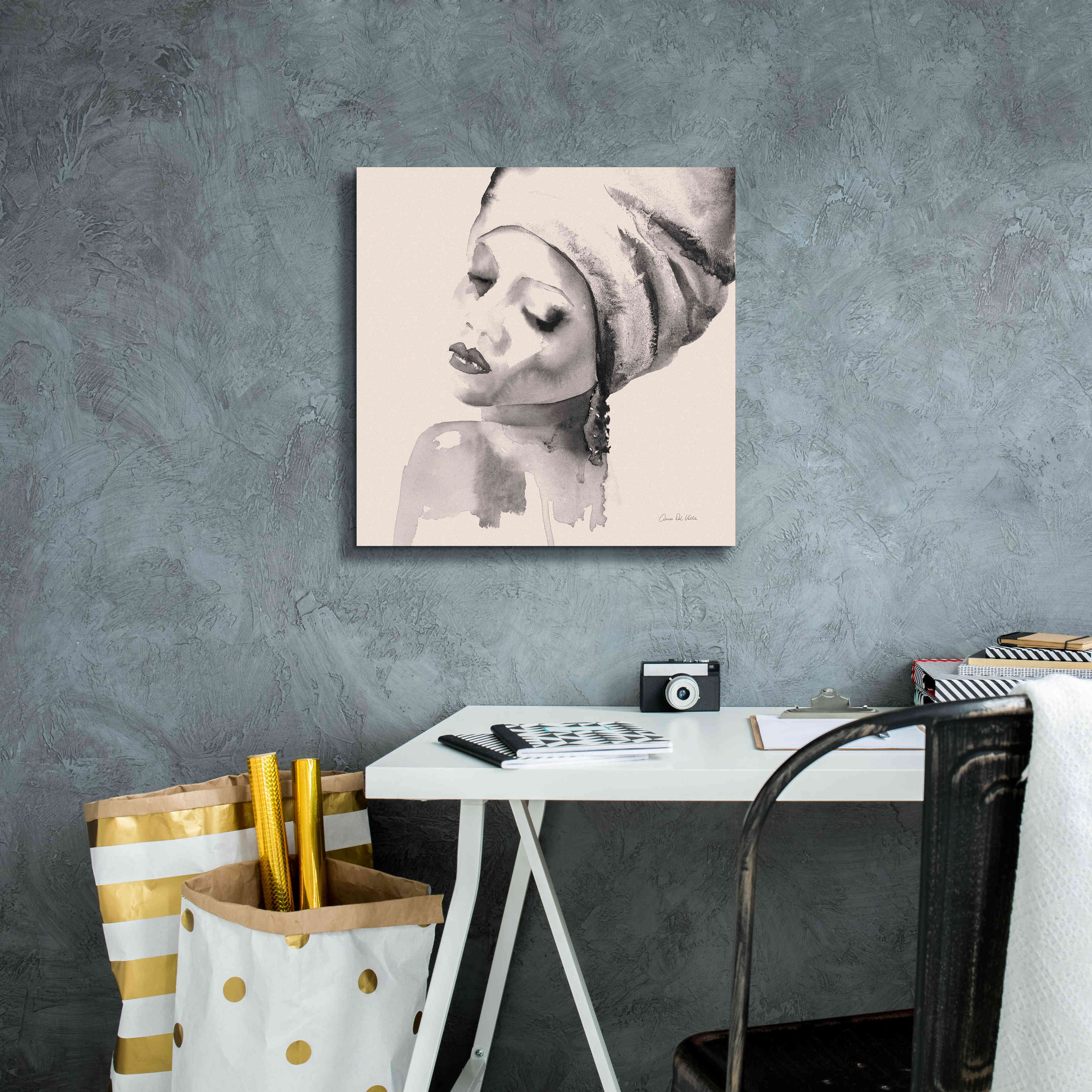 'Woman I Pink' by Alan Majchrowicz, Giclee Canvas Wall Art,18x18