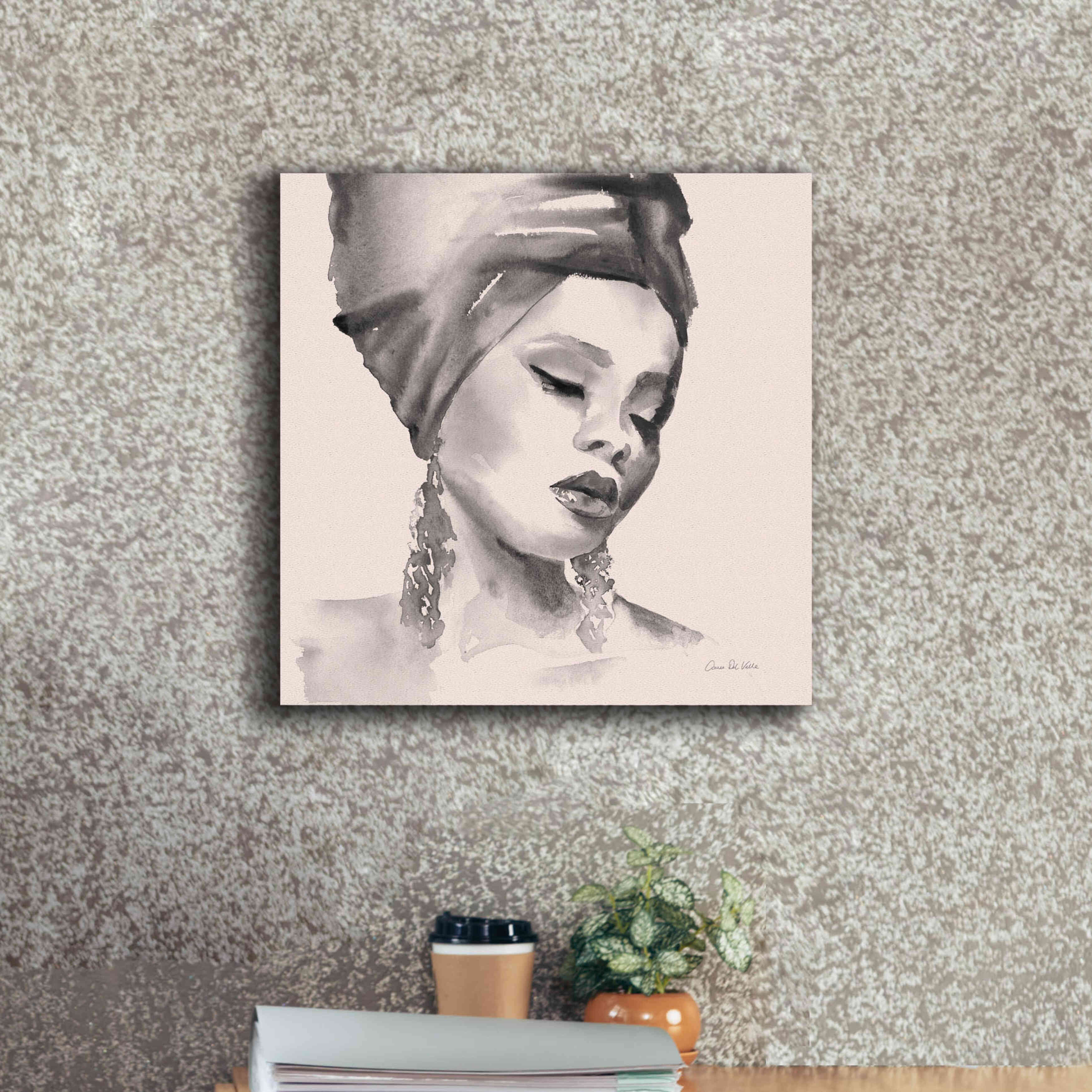 'Woman II Pink' by Alan Majchrowicz, Giclee Canvas Wall Art,18x18
