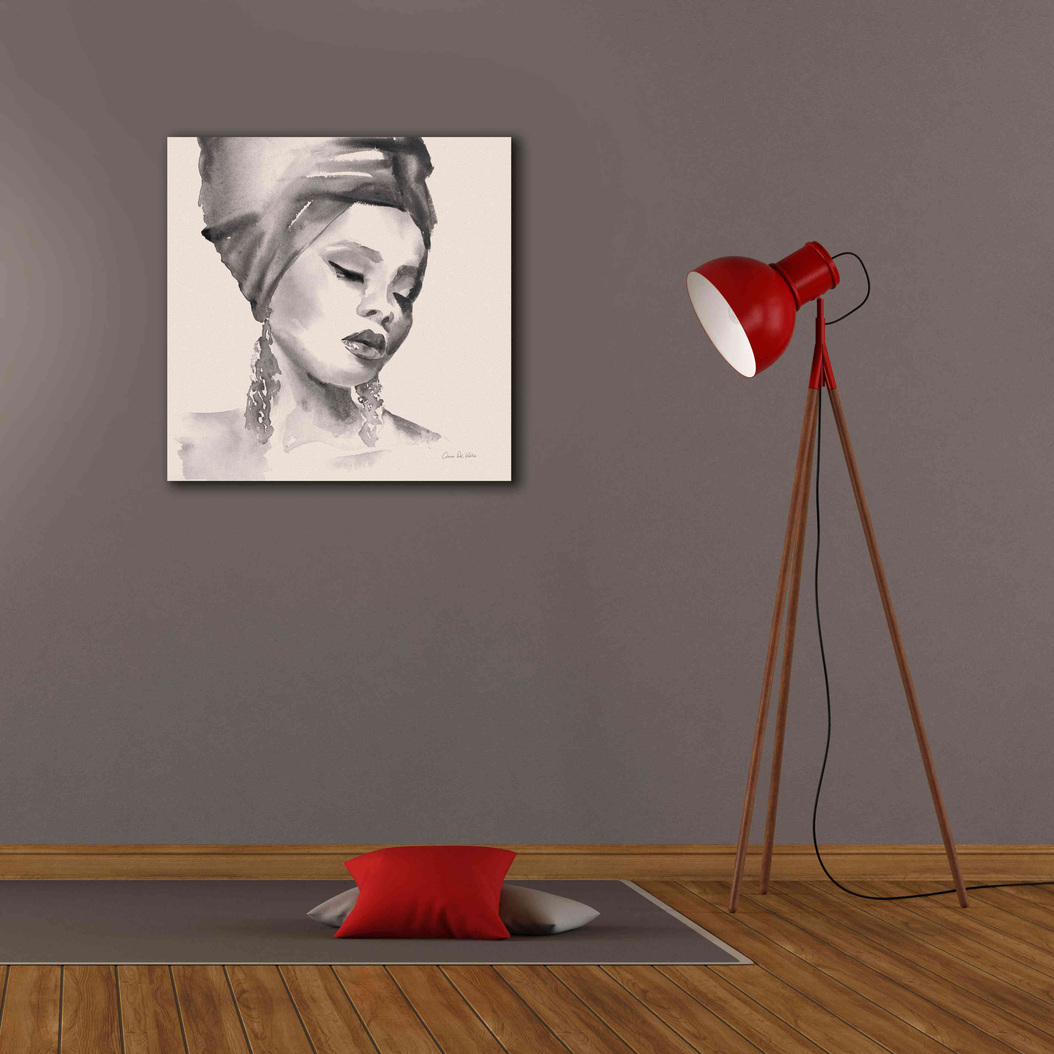 'Woman II Pink' by Alan Majchrowicz, Giclee Canvas Wall Art,26x26