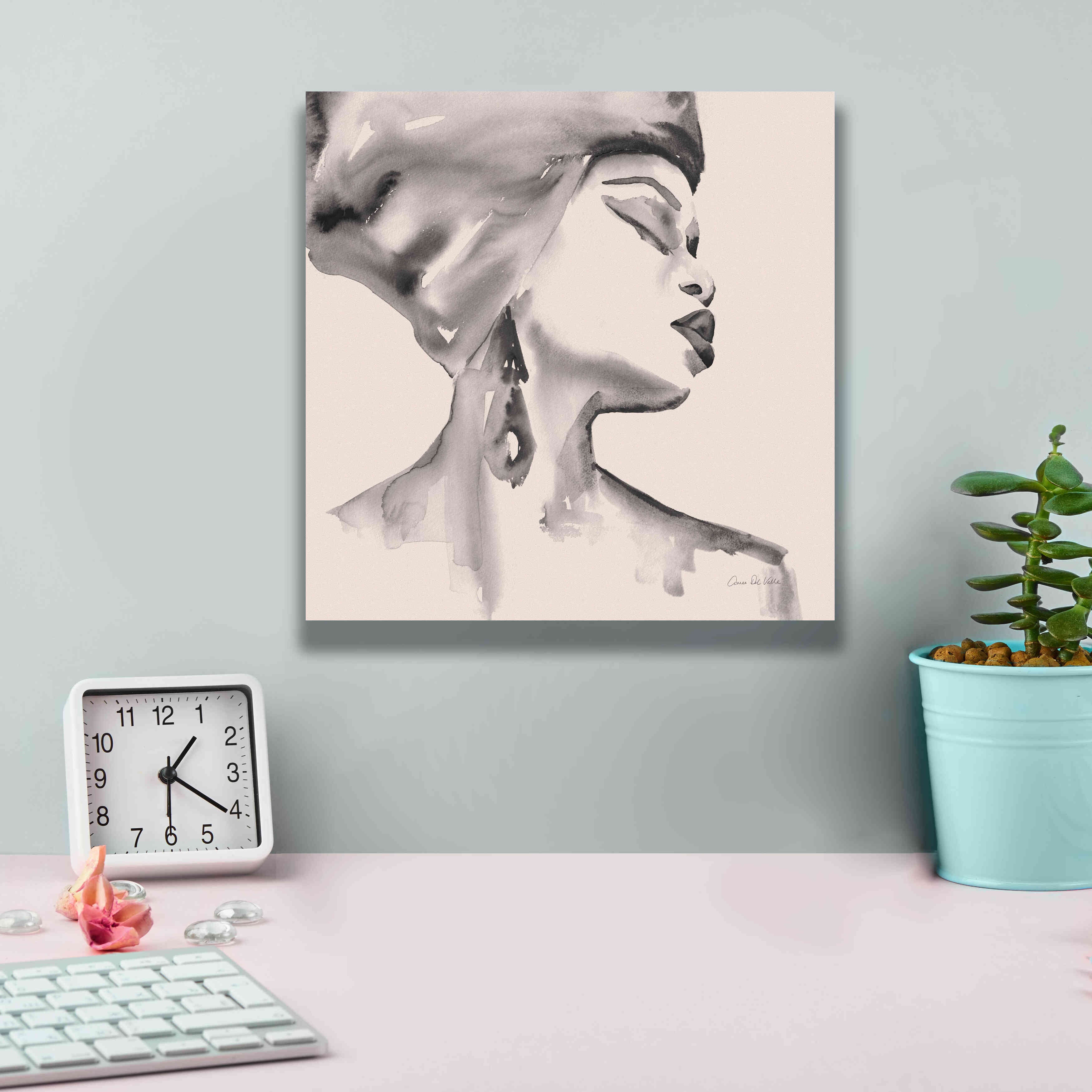 'Woman III Pink' by Alan Majchrowicz, Giclee Canvas Wall Art,12x12